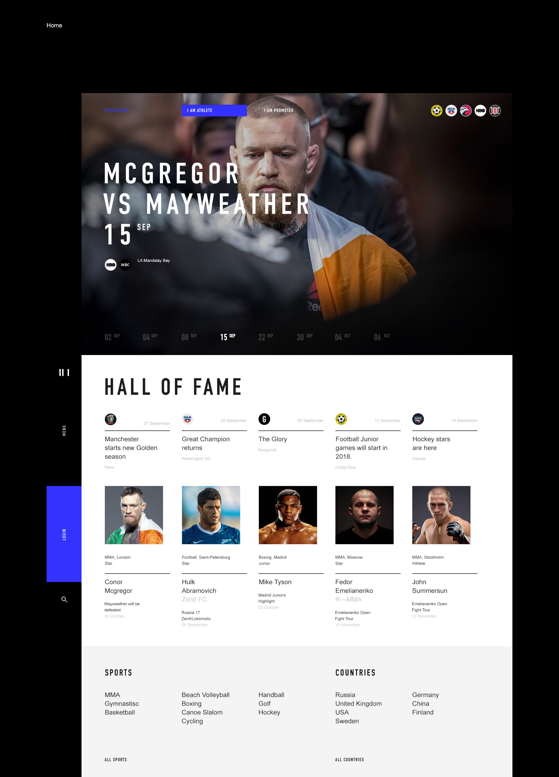 Sportspace — Изображение №19 — Интерфейсы, Анимация на Dprofile