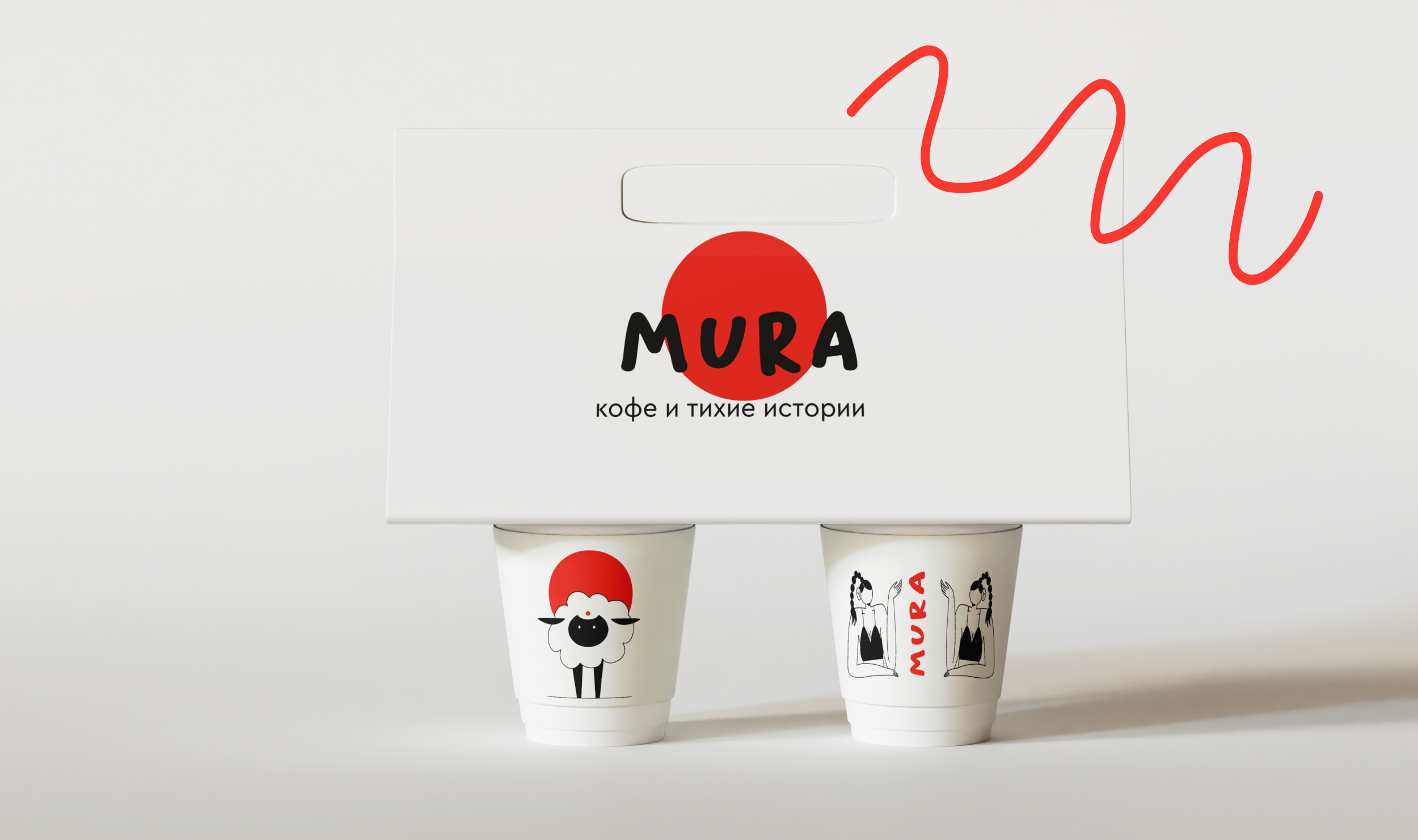 Mura Cafe | Айдентика с иллюстрациями для кофейни — Изображение №1 — Брендинг, Иллюстрация на Dprofile