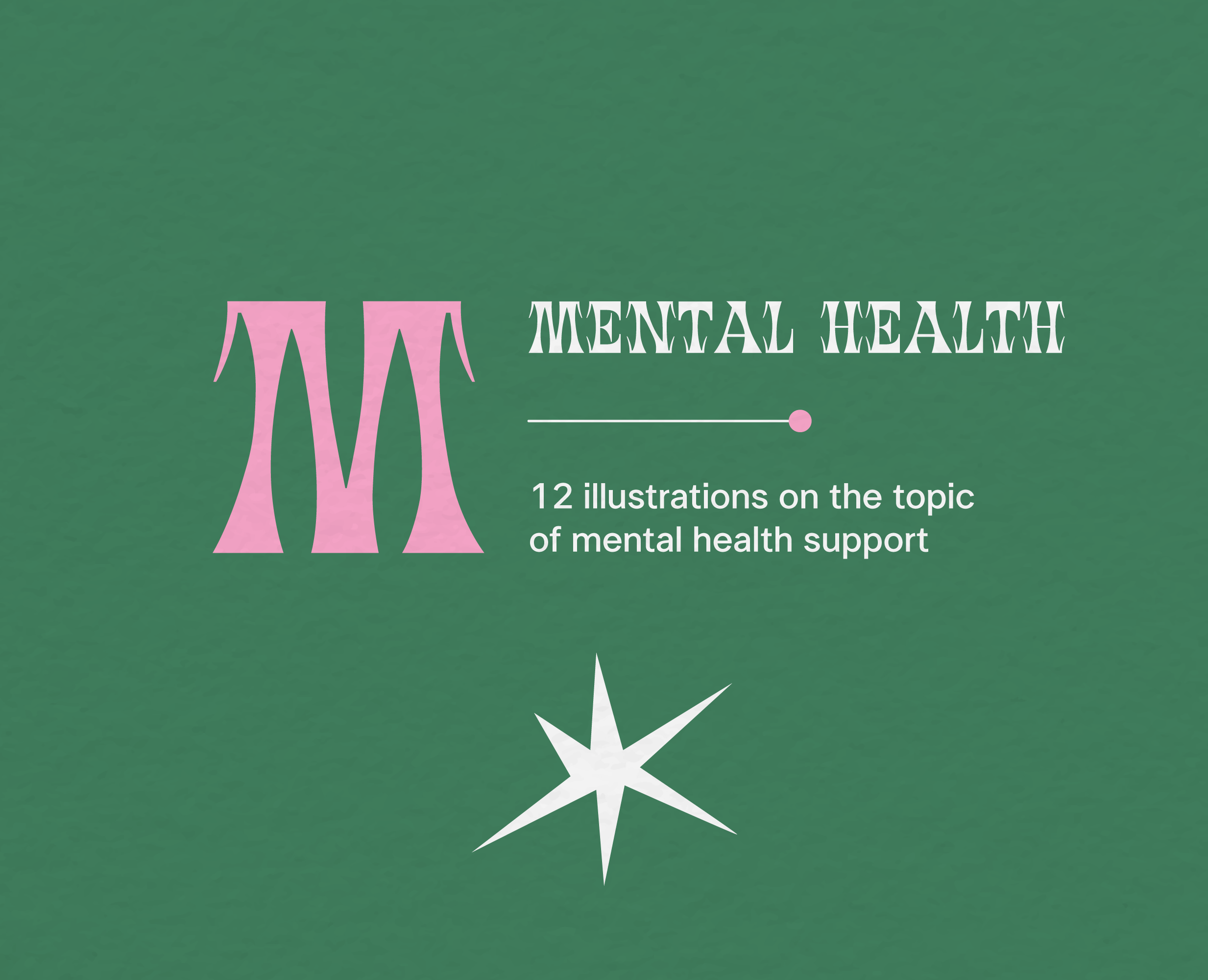 illustrations of mental health support — Брендинг, Иллюстрация на Dprofile