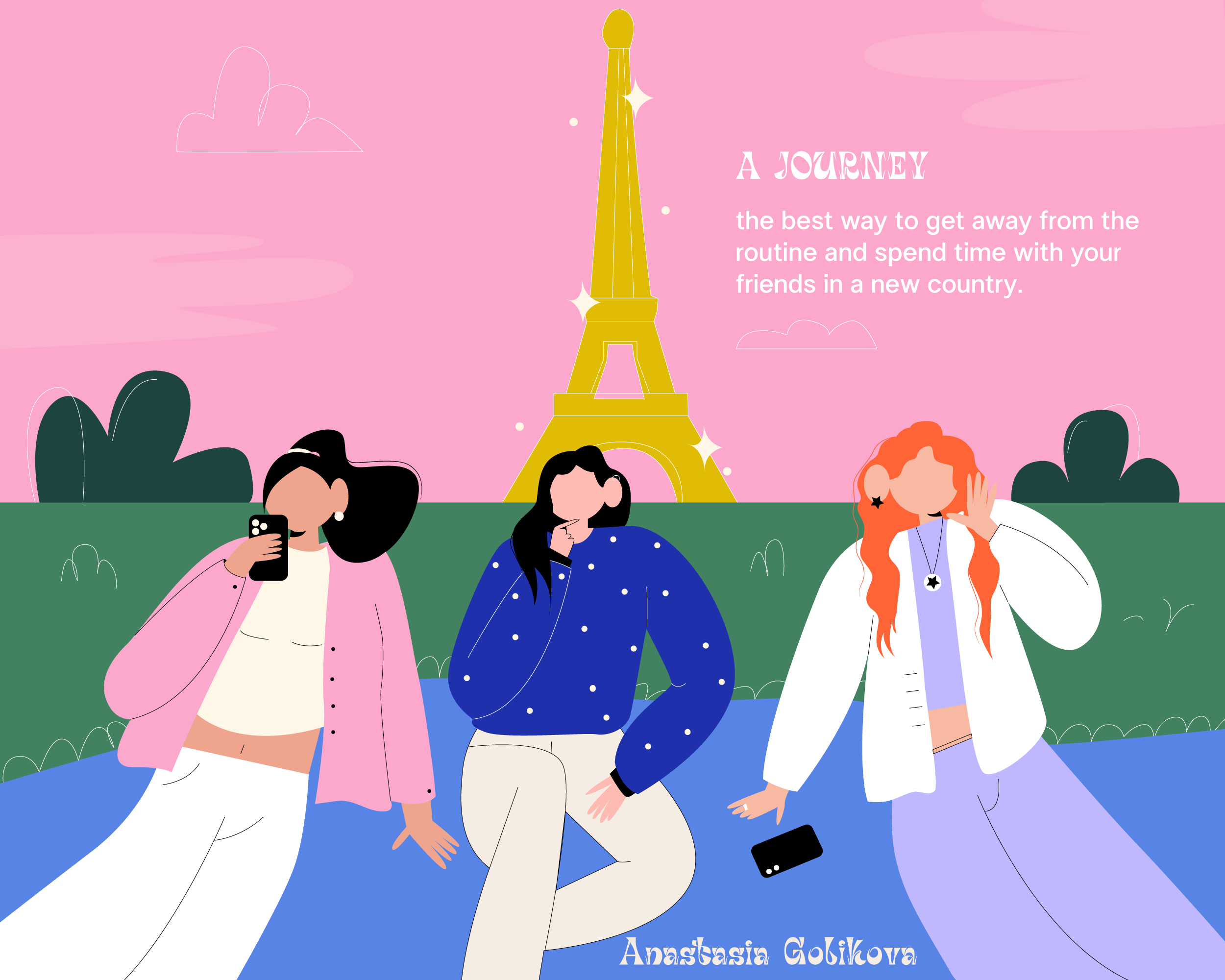 illustrations of mental health support — Изображение №3 — Брендинг, Иллюстрация на Dprofile
