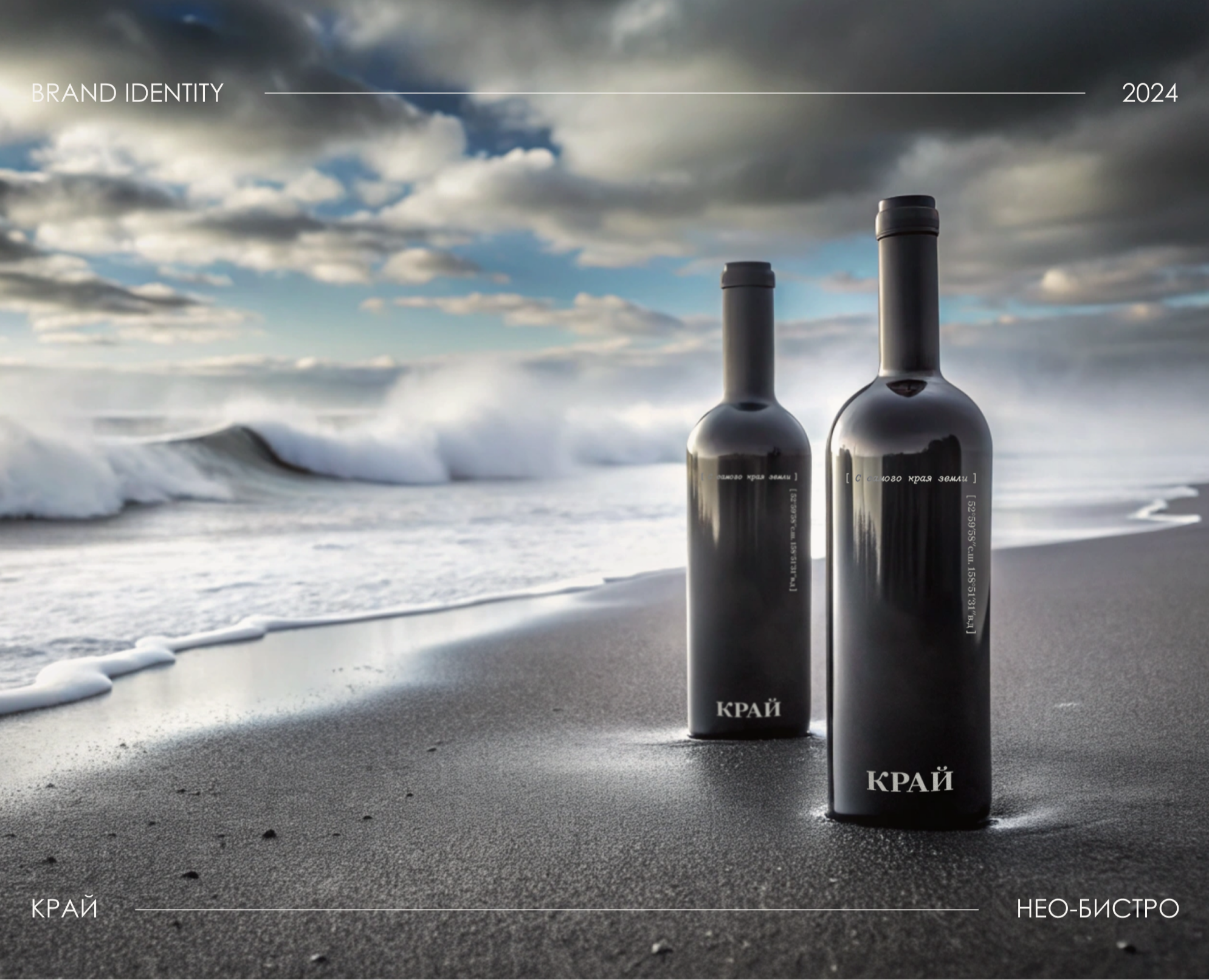 Brand identity for a bistro | KRAJ — Брендинг на Dprofile