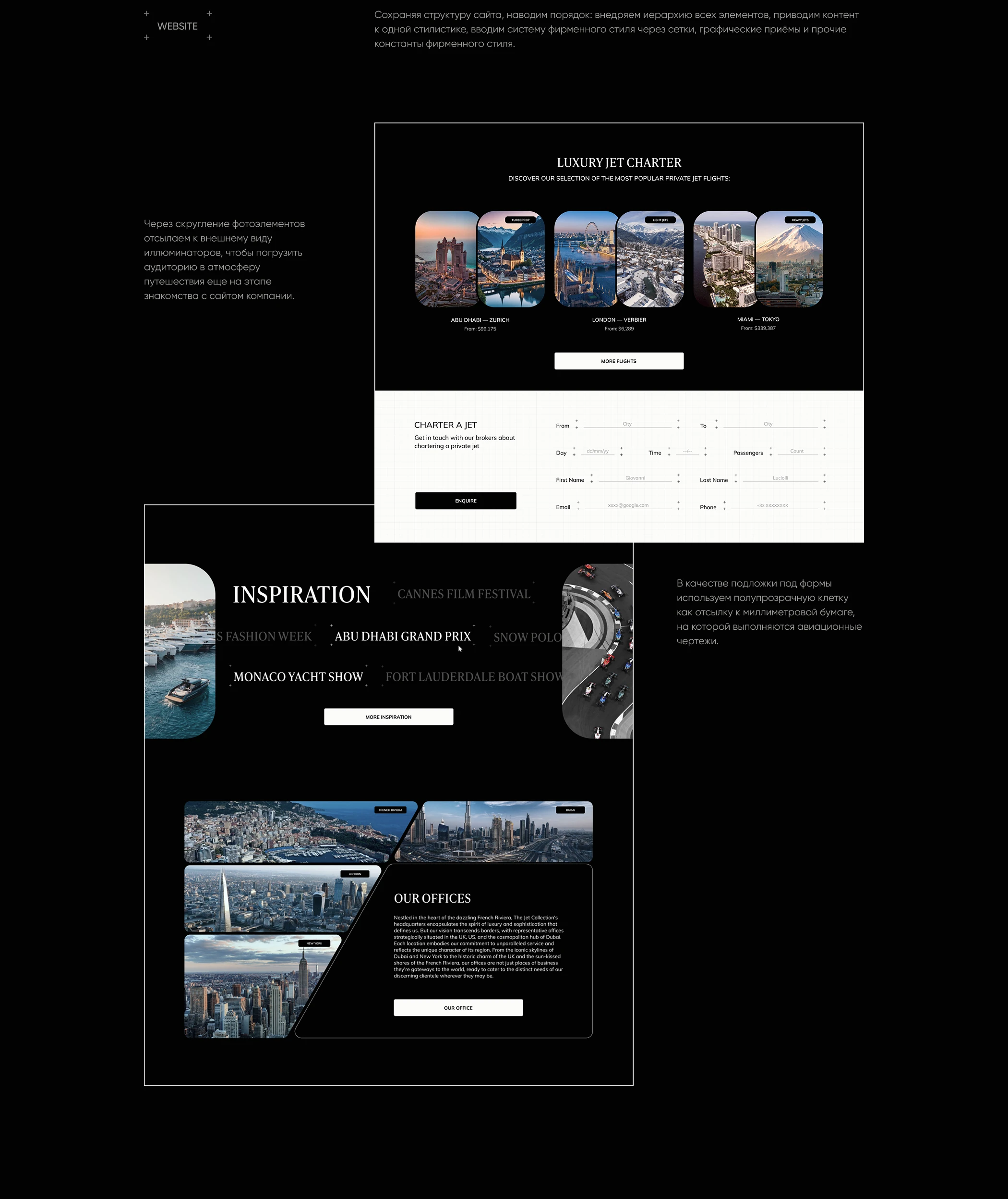 The Jet Collection, Brand Redesign & Site — Изображение №14 — Брендинг на Dprofile