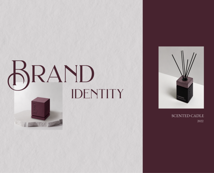 Scented candles Lusso | brand identity — Брендинг на Dprofile