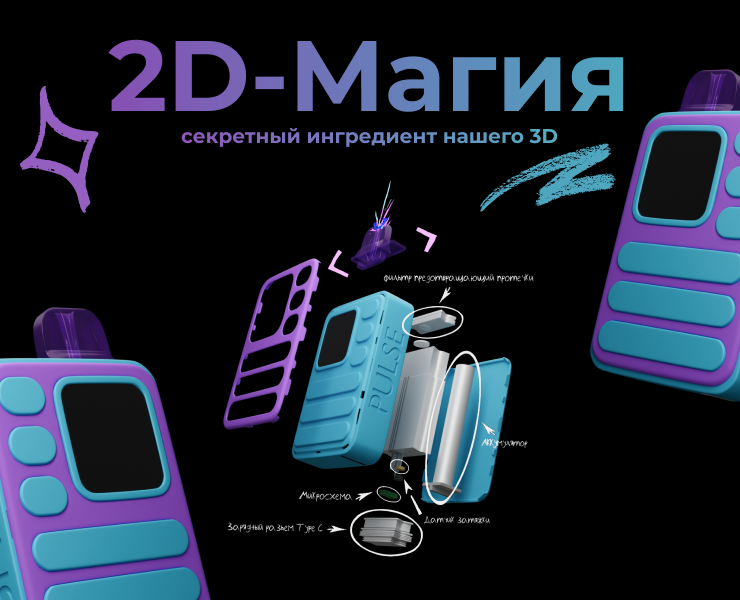 2D-Магия. Cекретный ингредиент нашего 3D — 3D, Анимация на Dprofile