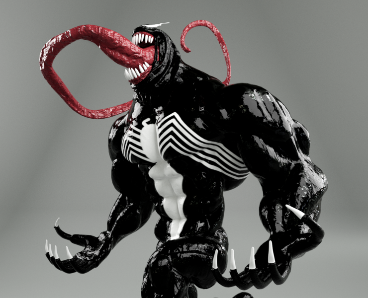 Venom — Иллюстрация, 3D на Dprofile