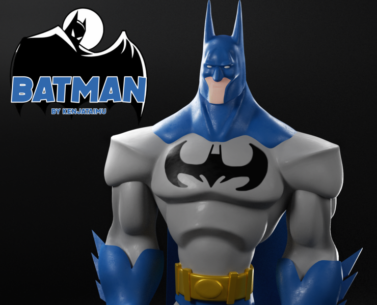 3D Model of Batman — Иллюстрация, 3D на Dprofile