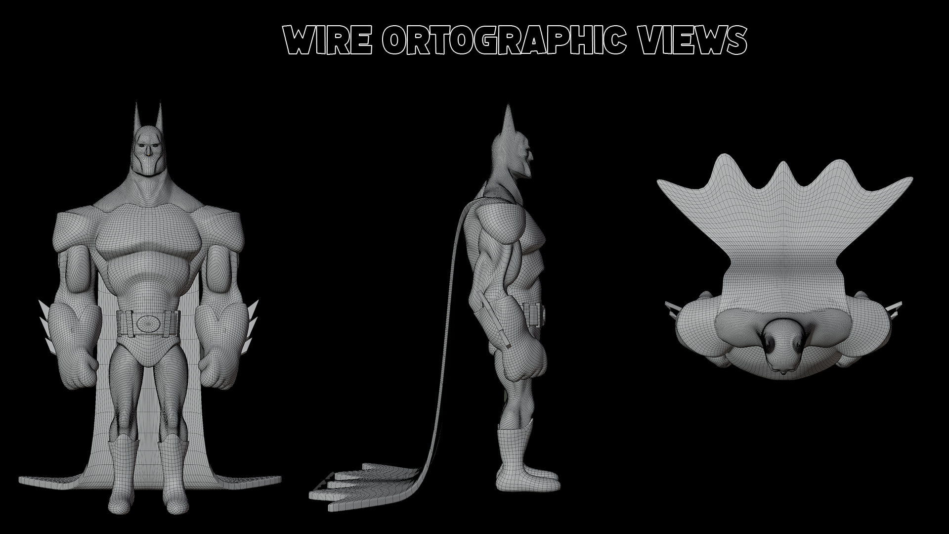 3D Model of Batman — Изображение №5 — Иллюстрация, 3D на Dprofile