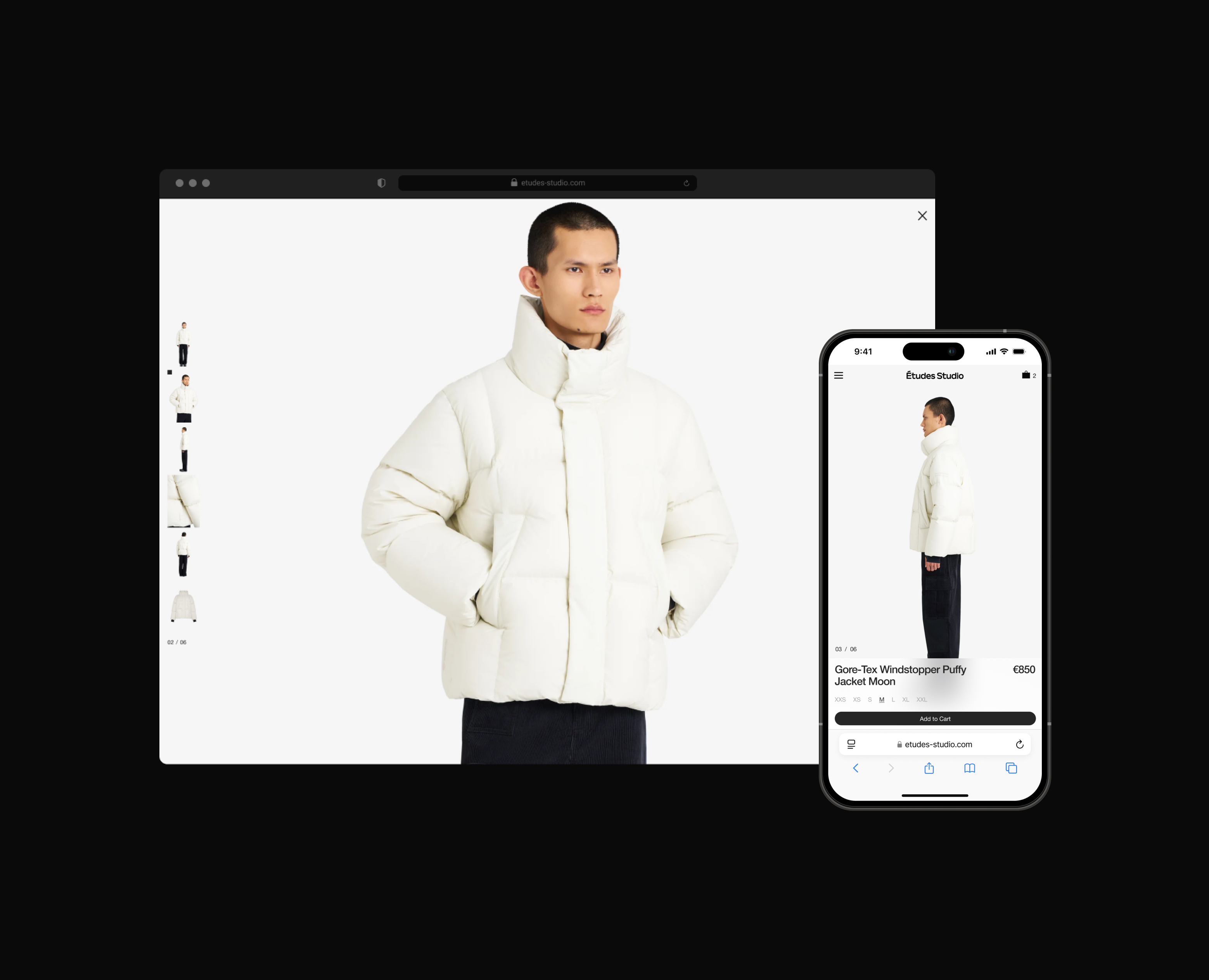 Études Studio — Интерфейсы на Dprofile