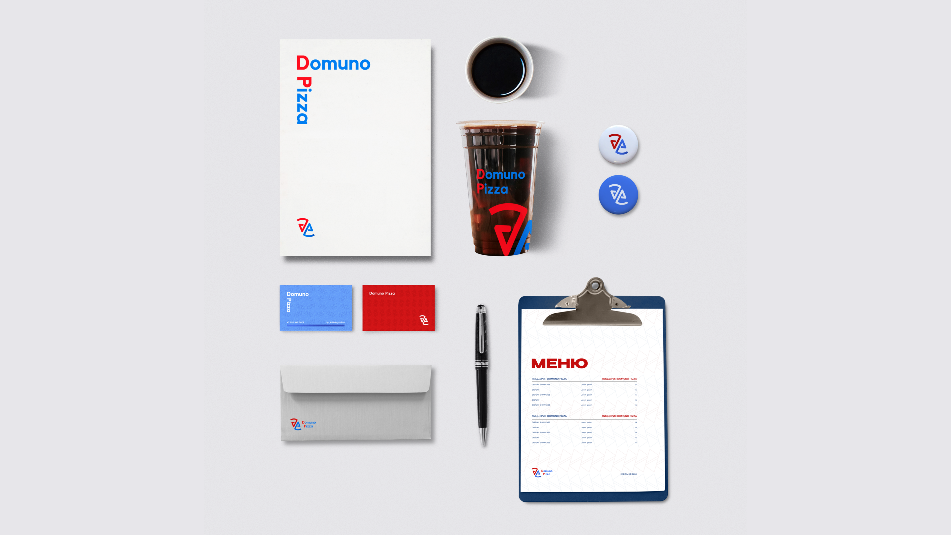 Фирменный стиль для пиццерии Domuno Pizza — Изображение №18 — Брендинг на Dprofile