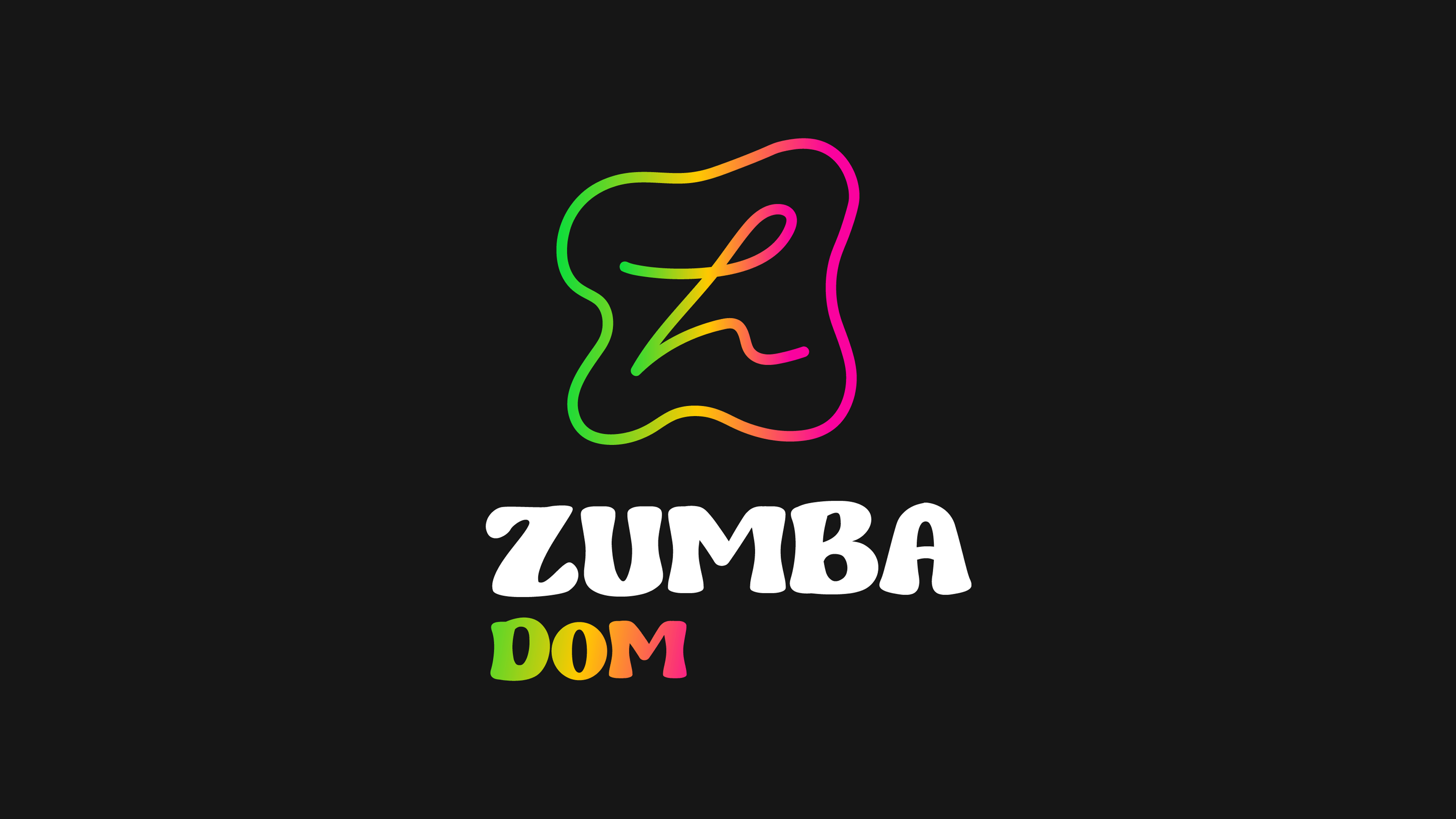 Логотип для фитнес-студии ZUMBA DOM — Изображение №1 — Брендинг, Графика на Dprofile