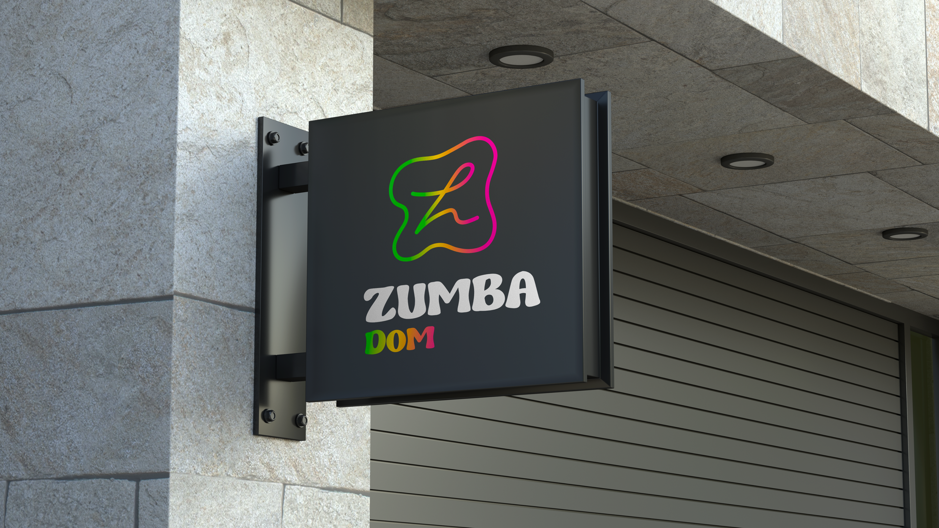 Логотип для фитнес-студии ZUMBA DOM — Изображение №10 — Брендинг, Графика на Dprofile
