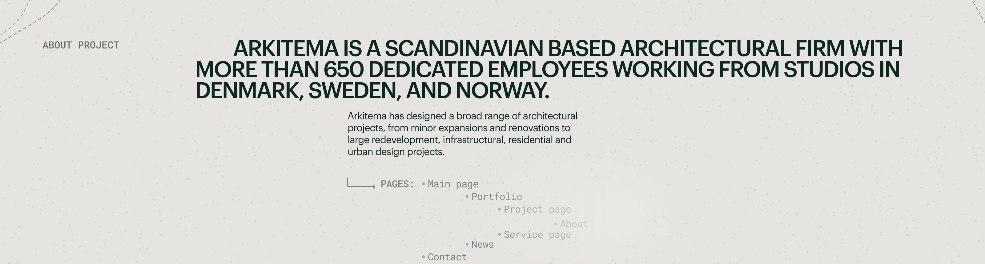 Arkitema Architects | Corporate website — Изображение №2 — Интерфейсы на Dprofile