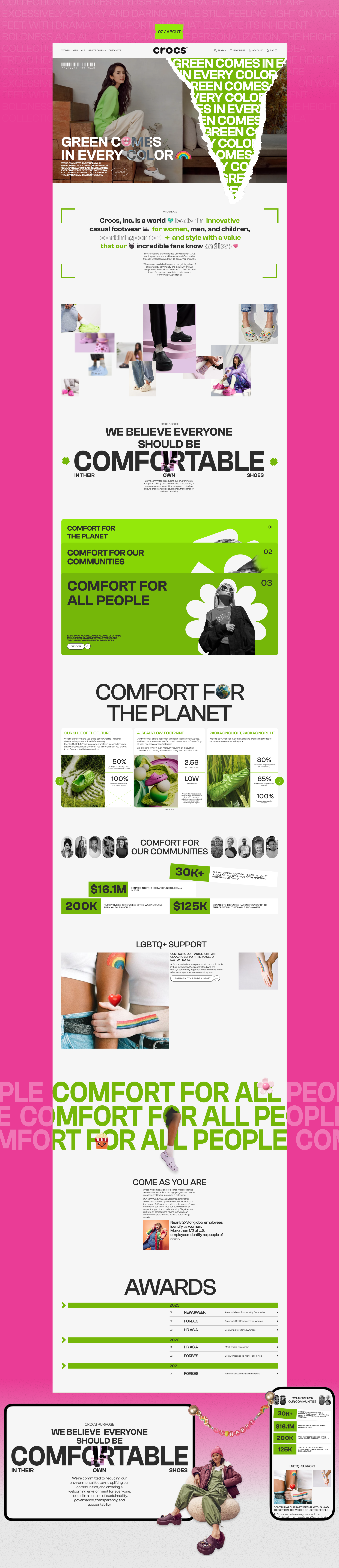 Crocs | E-commerce — Изображение №11 — Интерфейсы на Dprofile
