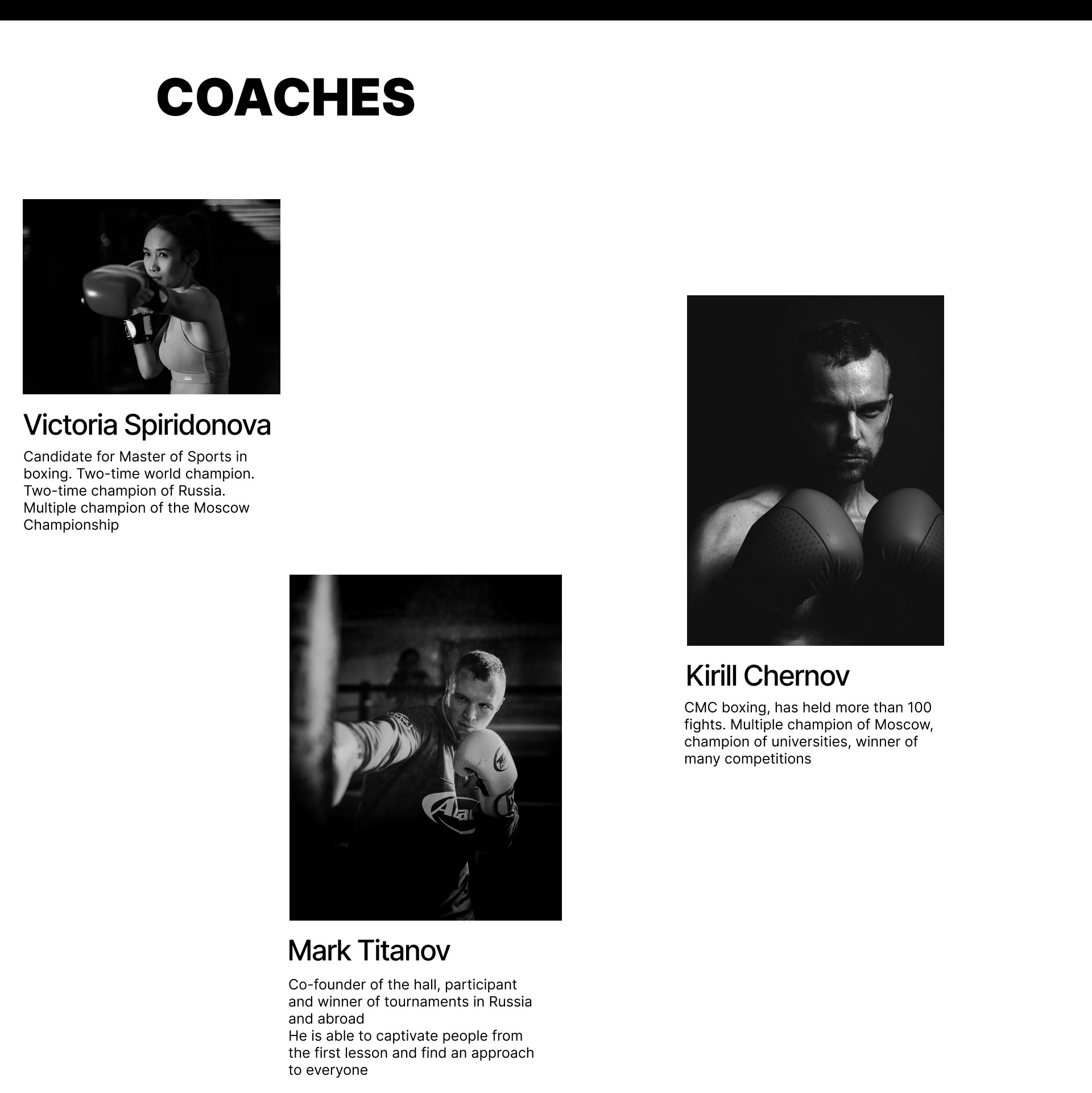 landing page concept. King of ring — Изображение №5 — Интерфейсы на Dprofile