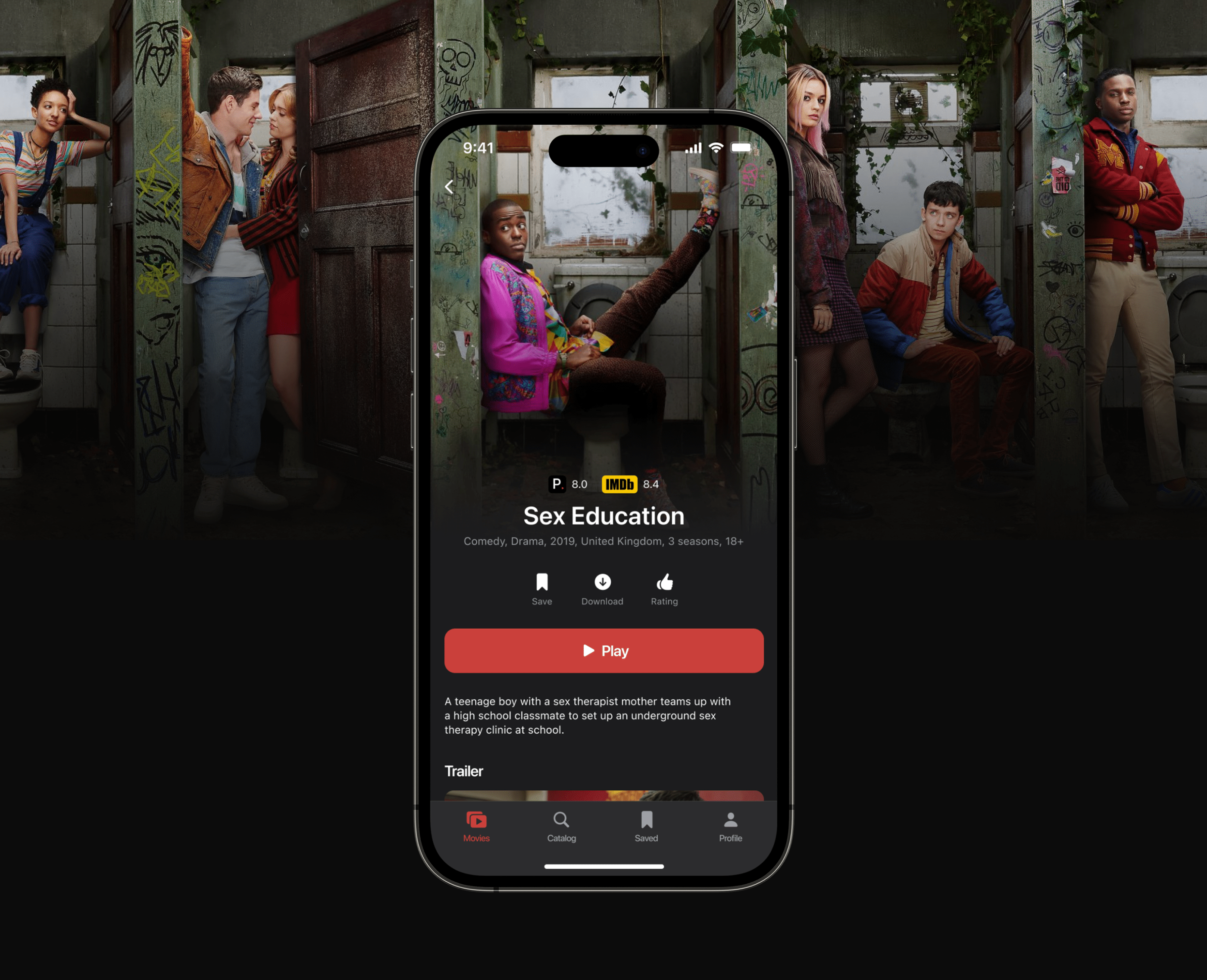 PLAY - Cinema app — Изображение №2 — Интерфейсы, Маркетинг на Dprofile
