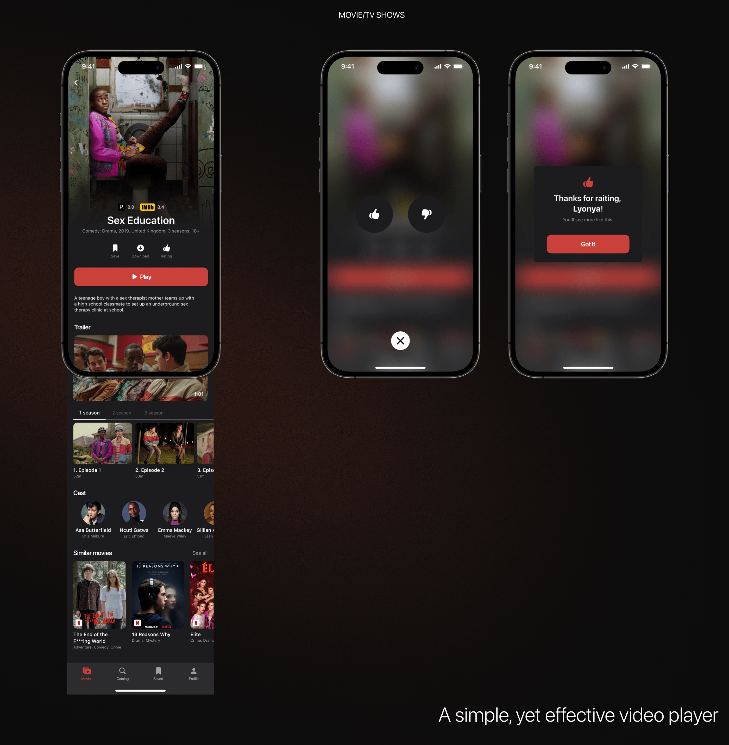 PLAY - Cinema app — Изображение №19 — Интерфейсы, Маркетинг на Dprofile