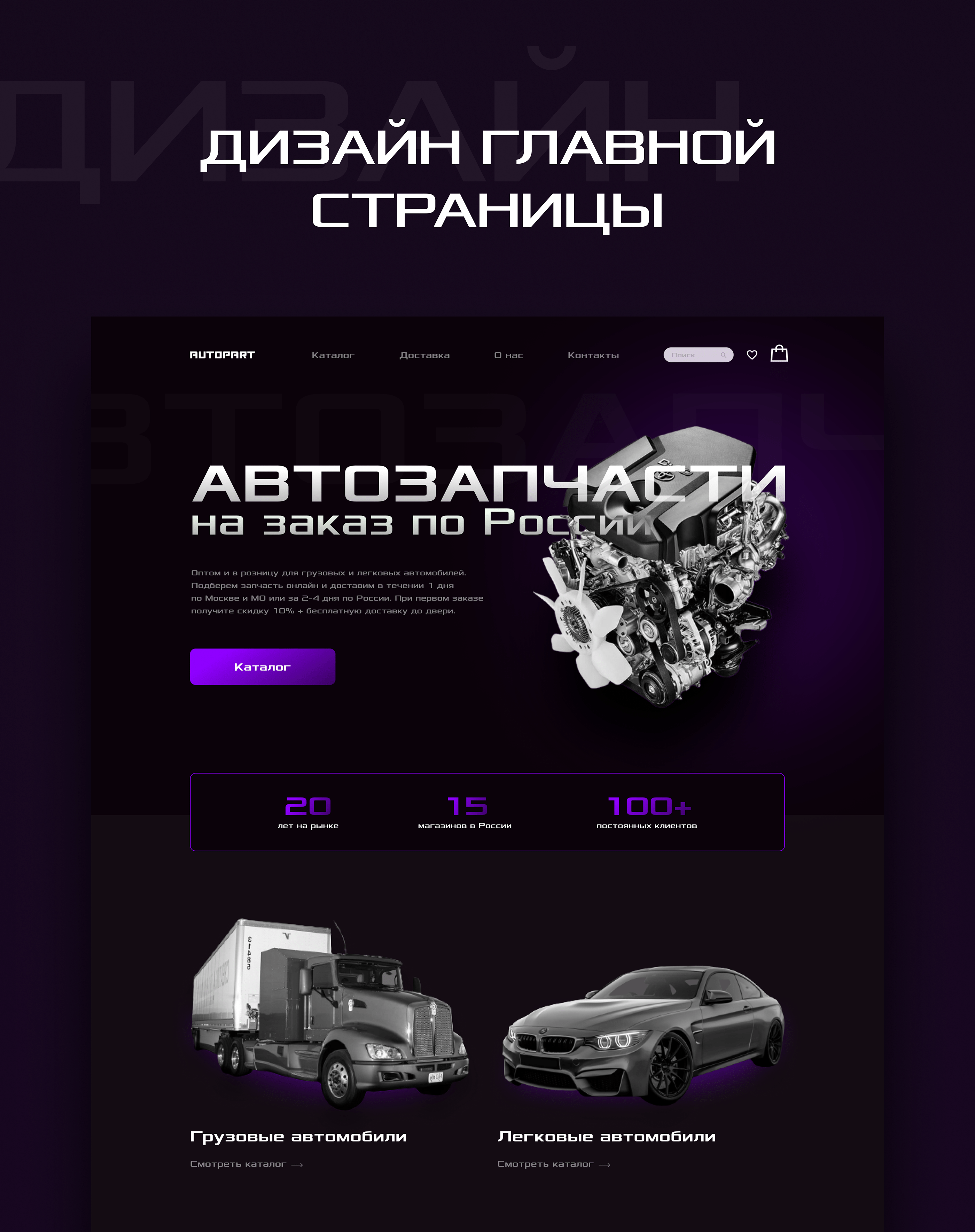 Интернет-магазин Автозапчастей — Изображение №3 — Интерфейсы, Маркетинг на Dprofile