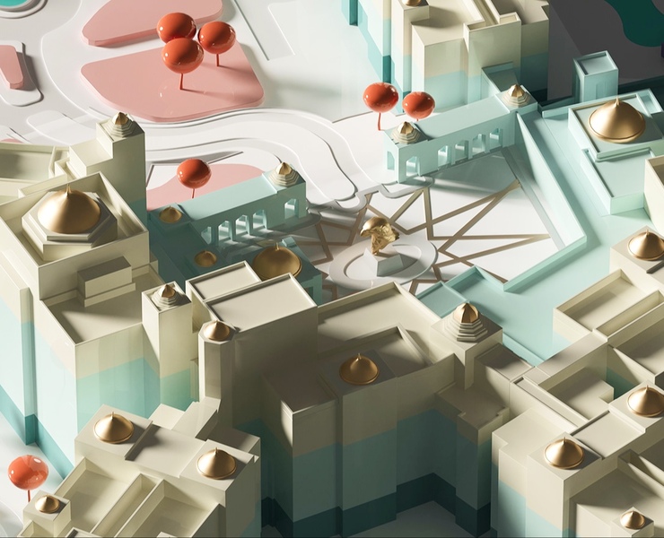 St. Regis | Augmented Reality Map — Интерфейсы, 3D на Dprofile