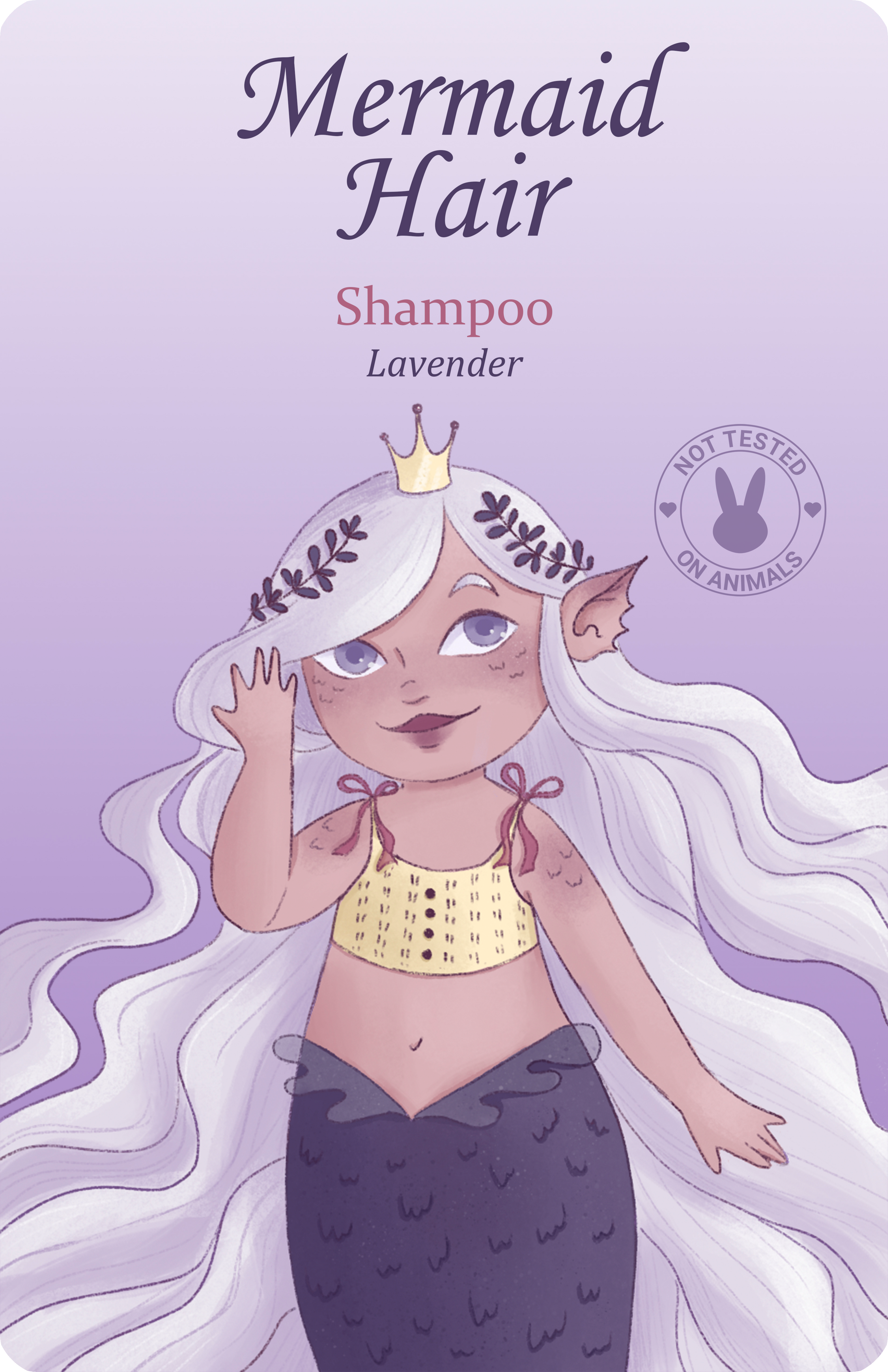 Mermaid Hair: персонажи для упаковки детского шампуня — Изображение №12 — Брендинг, Иллюстрация на Dprofile