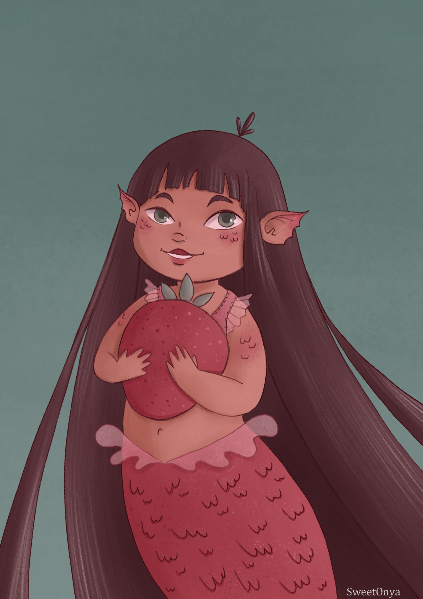 Mermaid Hair: персонажи для упаковки детского шампуня — Изображение №2 — Брендинг, Иллюстрация на Dprofile
