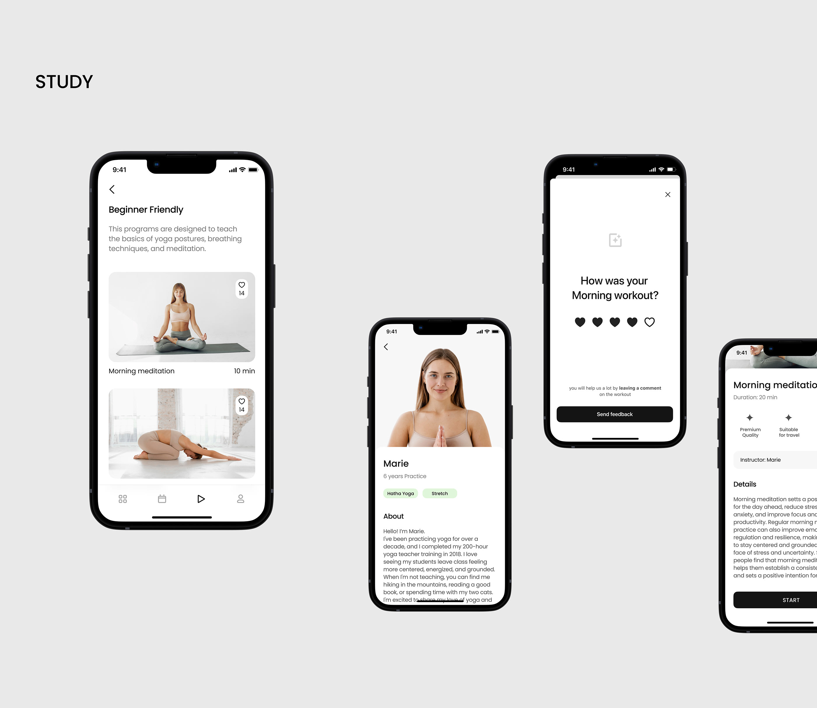 Bless Yoga App — Изображение №12 — Интерфейсы, Брендинг на Dprofile