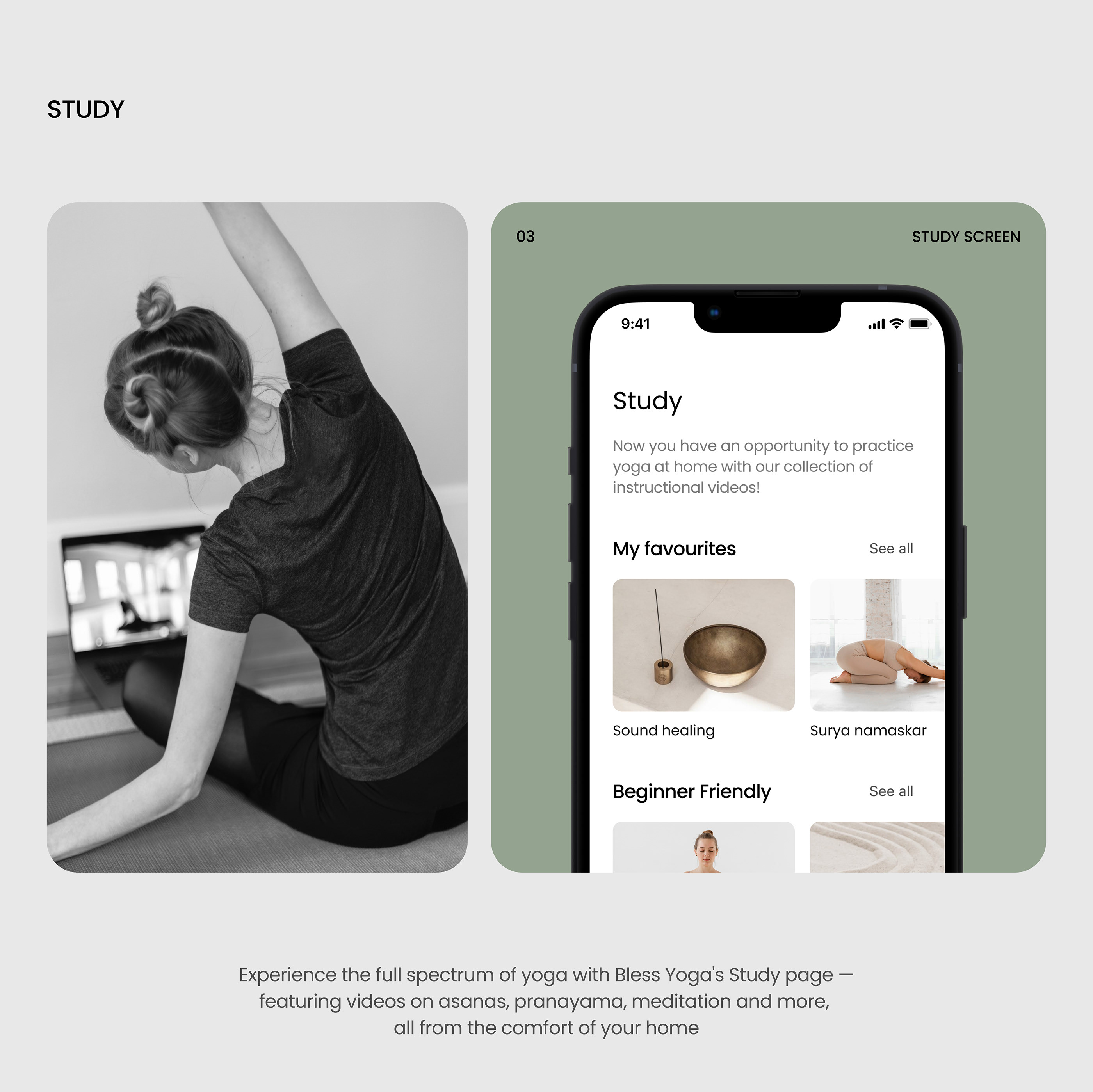 Bless Yoga App — Изображение №11 — Интерфейсы, Брендинг на Dprofile