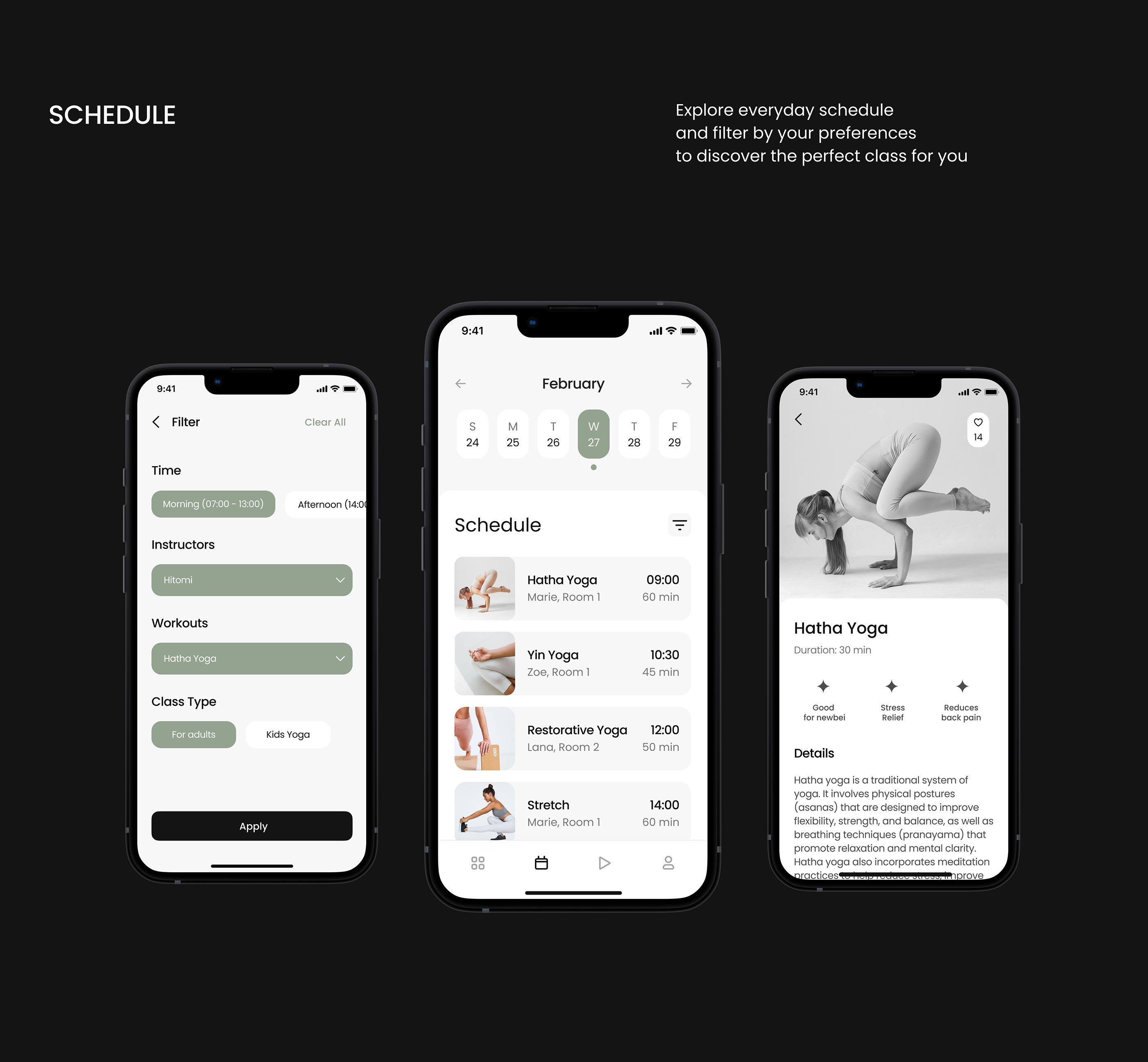 Bless Yoga App — Изображение №10 — Интерфейсы, Брендинг на Dprofile
