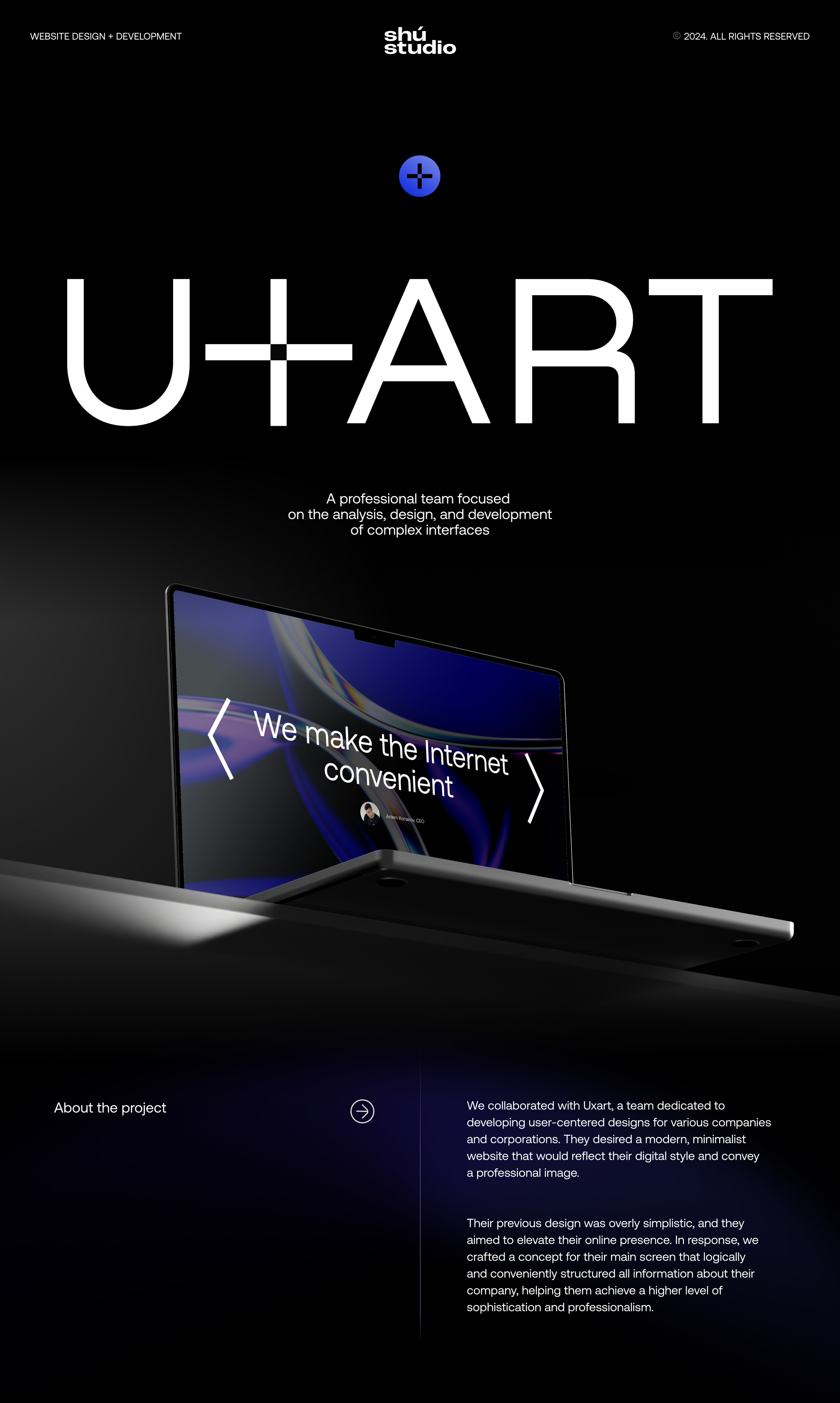 Uxart Website — Изображение №1 — Интерфейсы, Брендинг на Dprofile