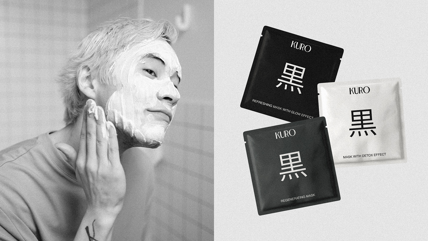Kuro | Brand Identity | Men Skincare — Изображение №9 — Брендинг, Графика на Dprofile