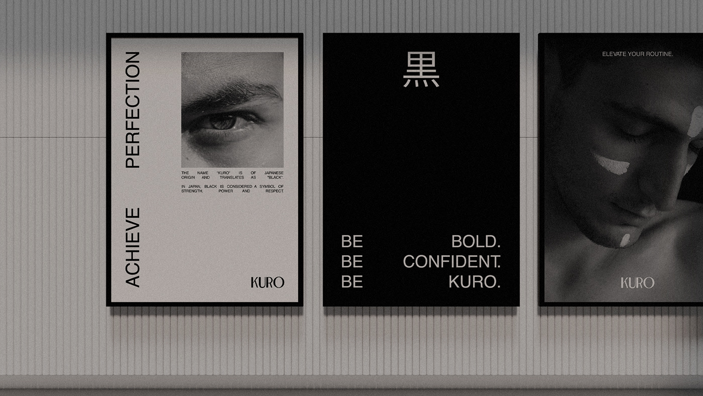 Kuro | Brand Identity | Men Skincare — Изображение №14 — Брендинг, Графика на Dprofile