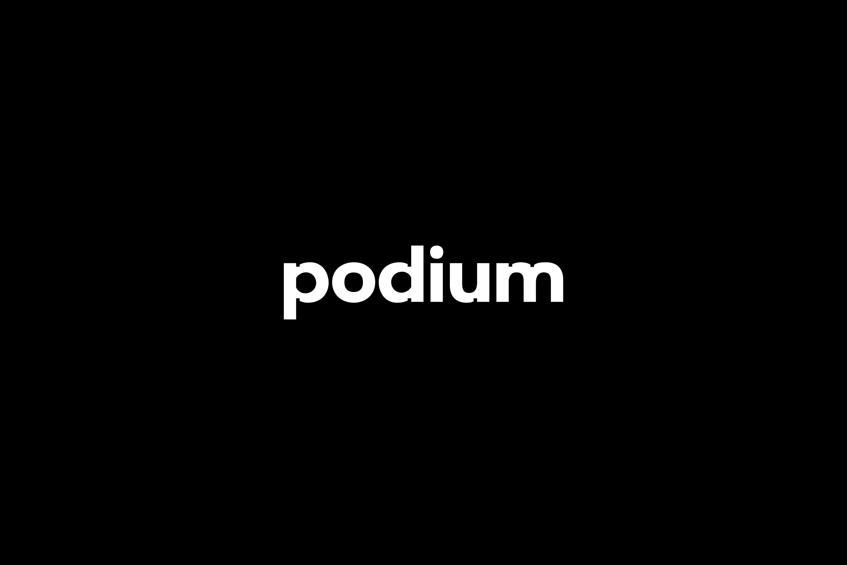PODIUM — Изображение №1 — Брендинг, Графика на Dprofile