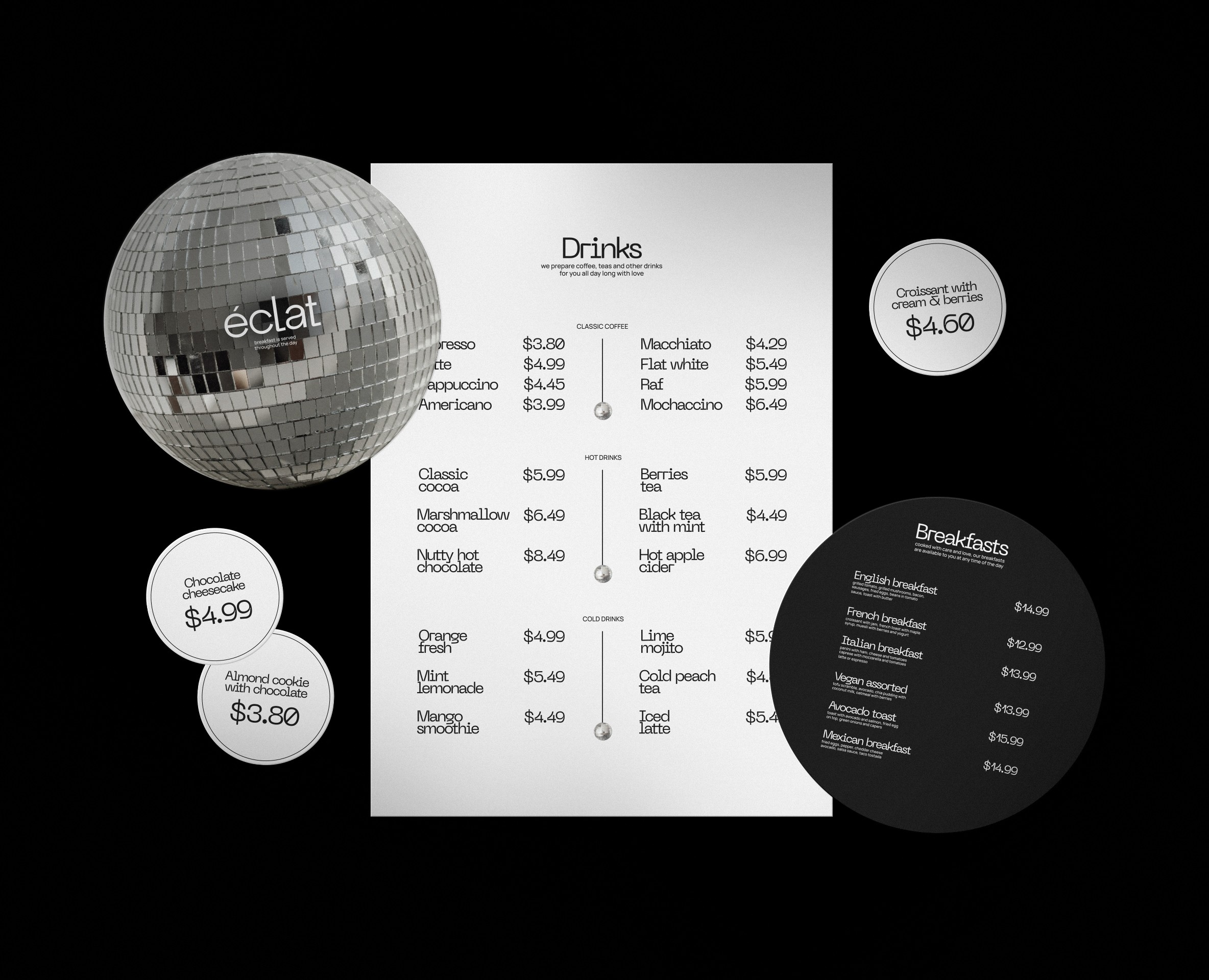 éclat — Брендинг, Графика на Dprofile
