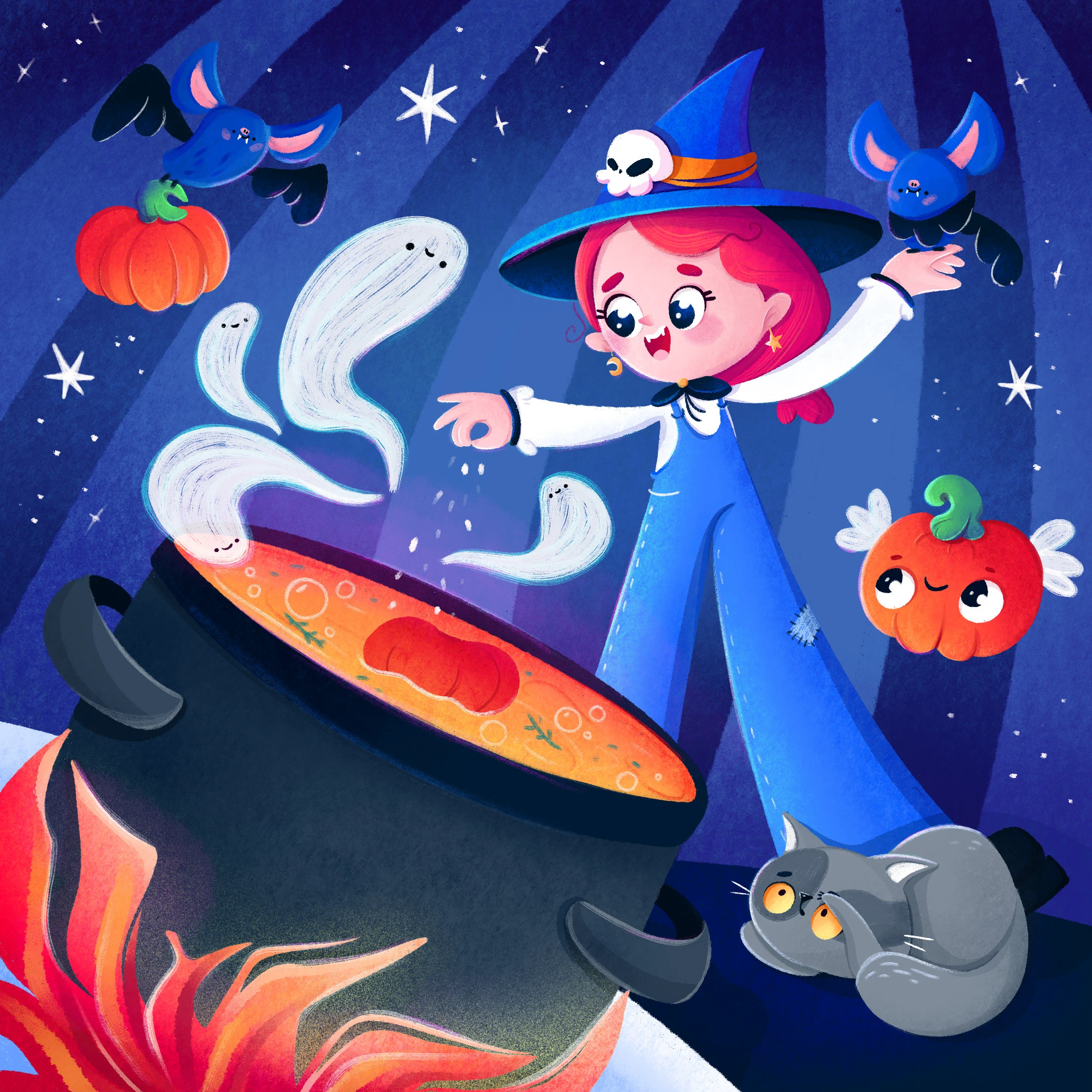 Halloween story/книжная история — Изображение №7 — Иллюстрация, Графика на Dprofile