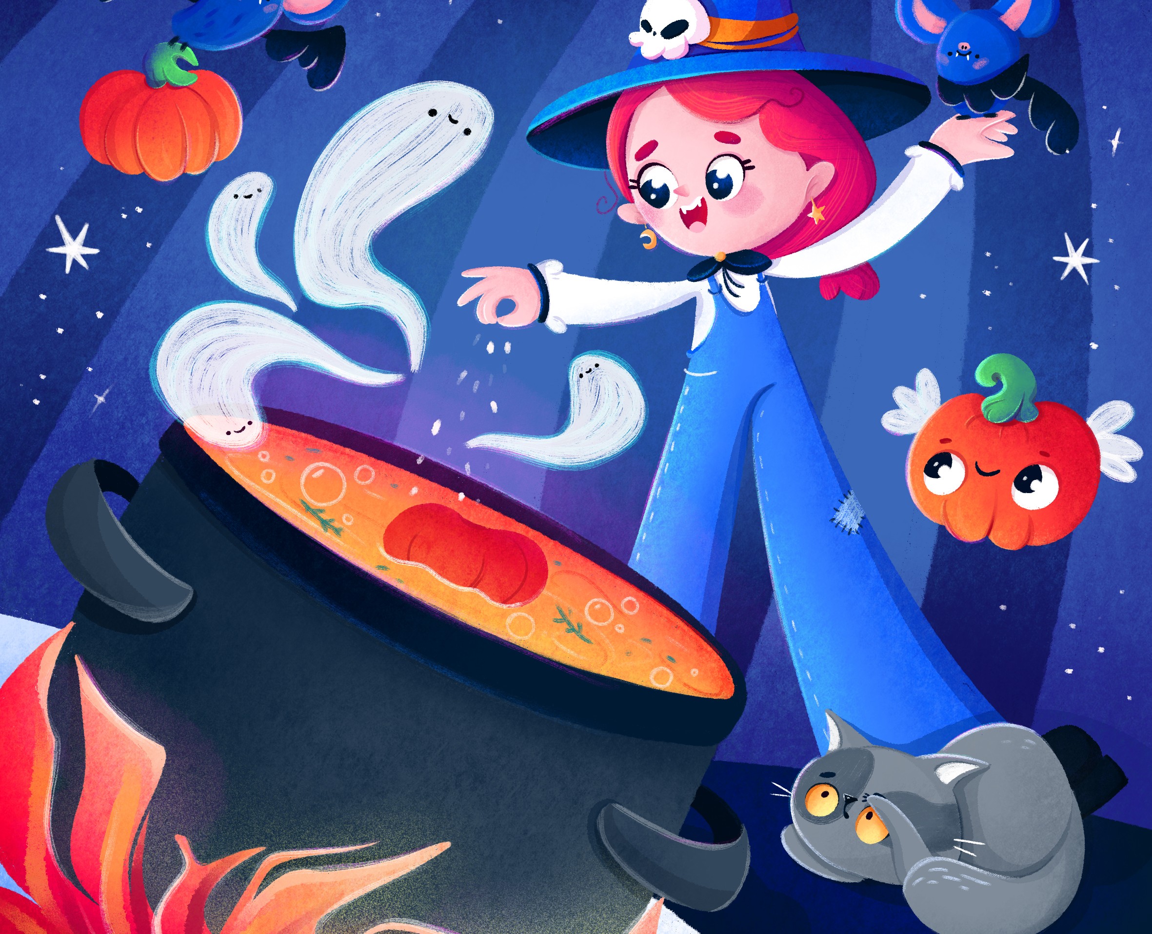 Halloween story/книжная история — Иллюстрация, Графика на Dprofile