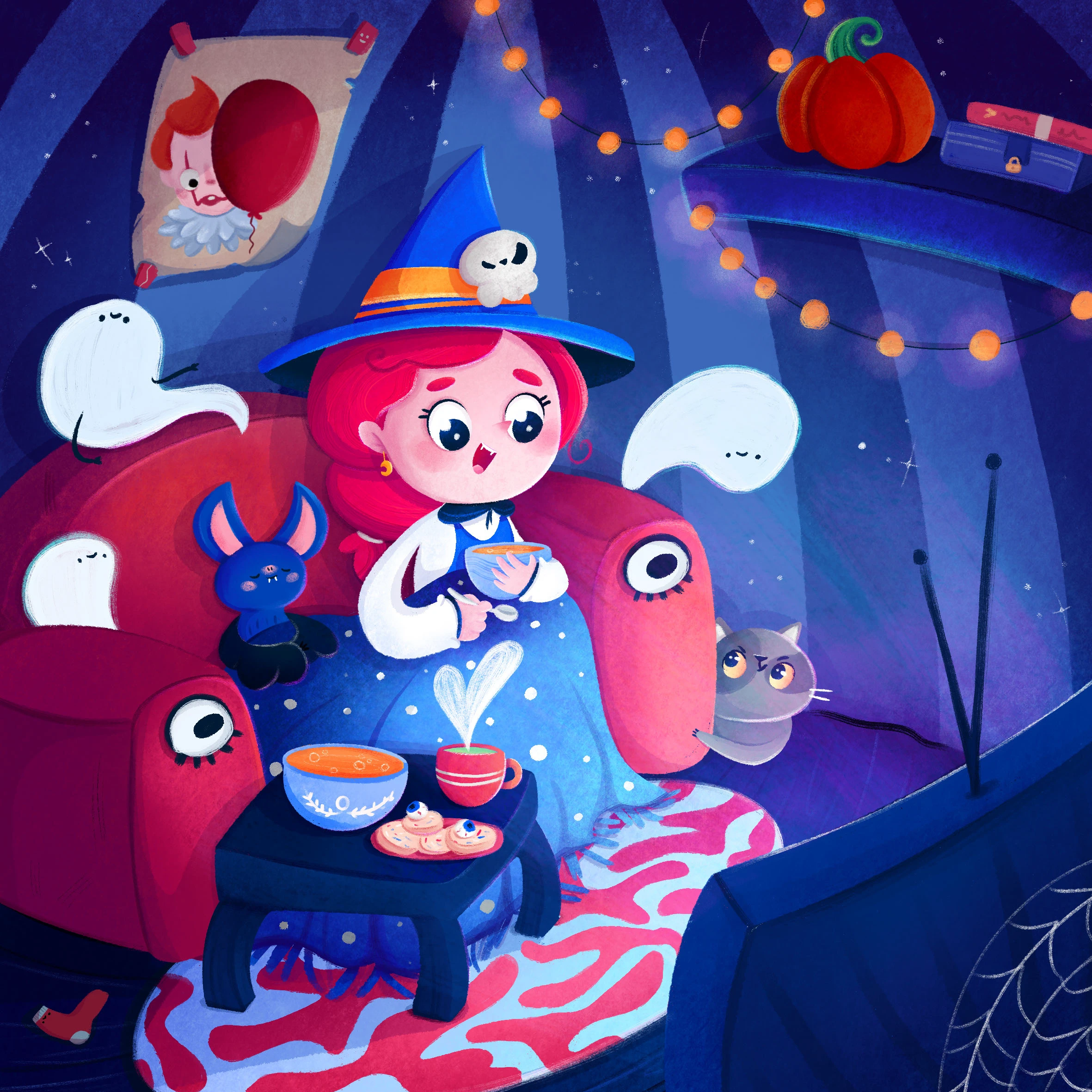 Halloween story/книжная история — Изображение №11 — Иллюстрация, Графика на Dprofile