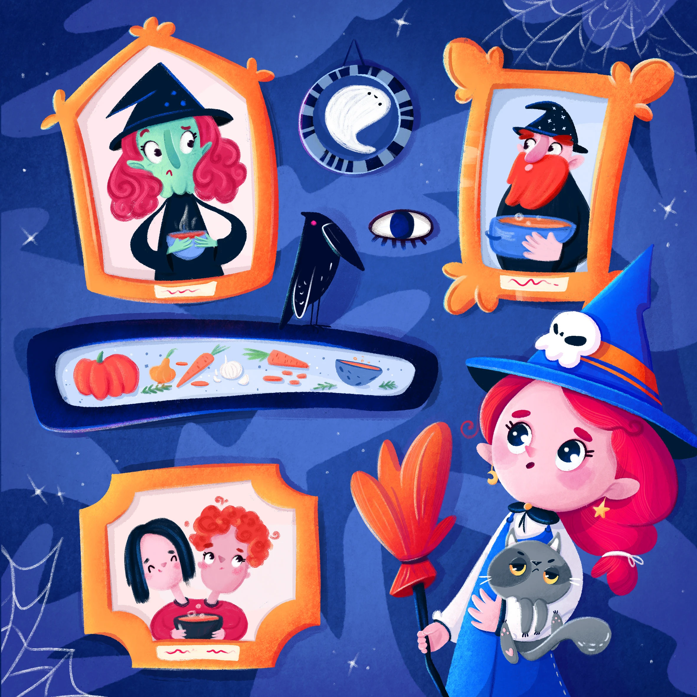 Halloween story/книжная история — Изображение №3 — Иллюстрация, Графика на Dprofile