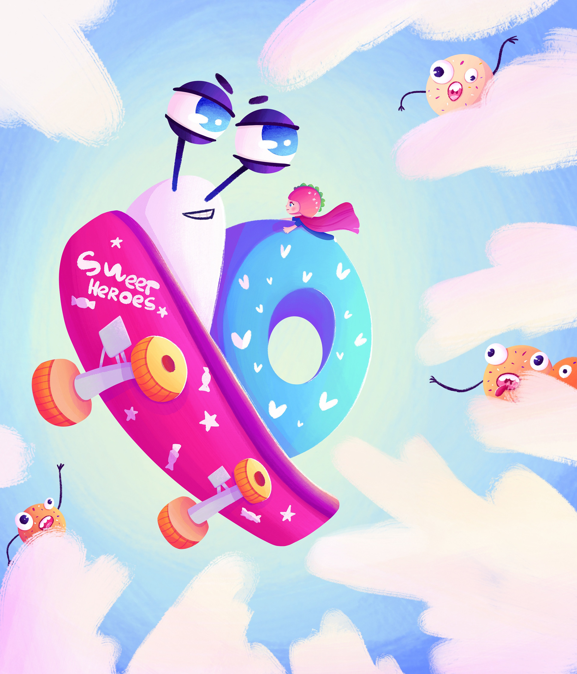 Sweet world stories/children's book project — Изображение №10 — Иллюстрация на Dprofile