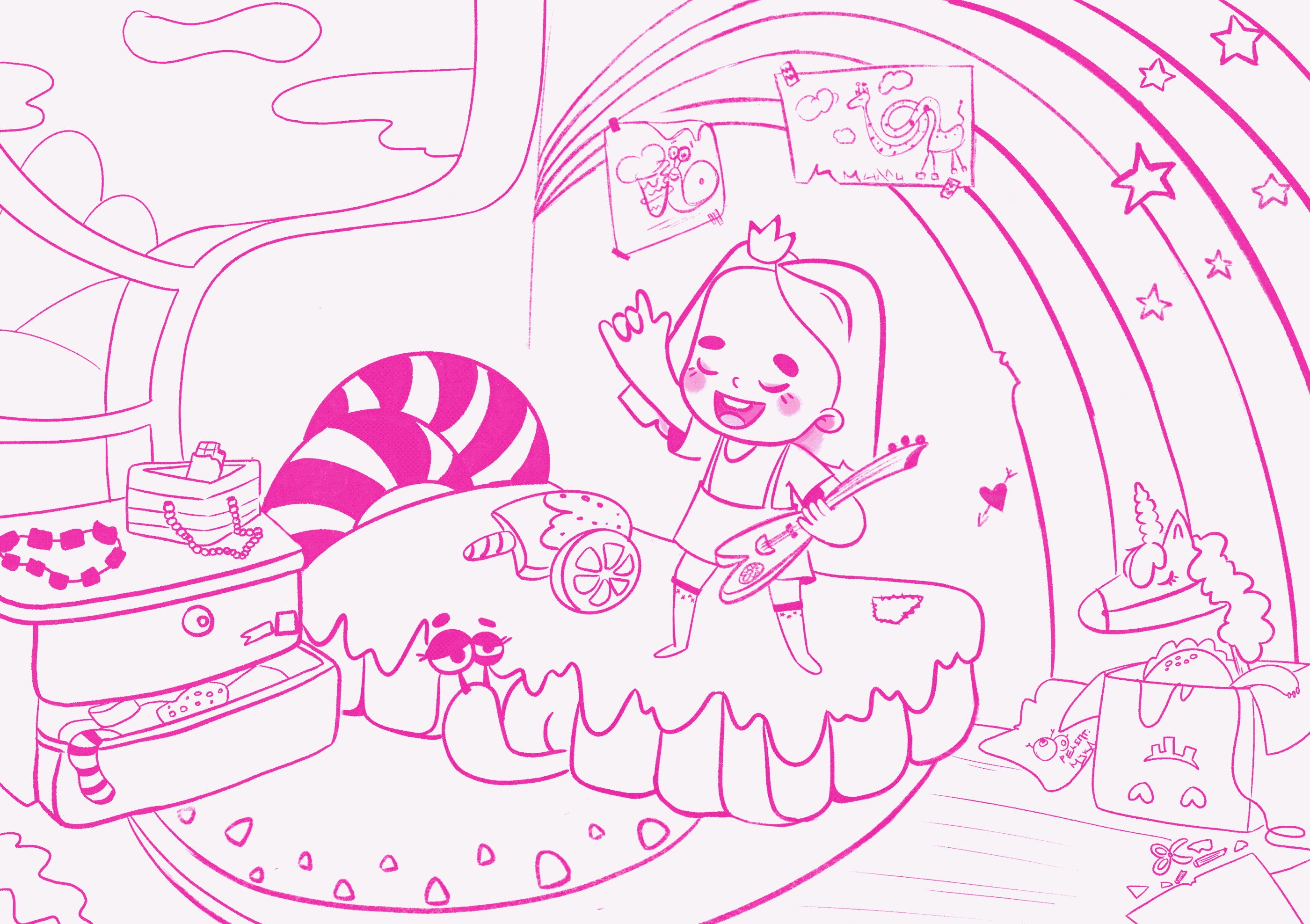 Sweet world stories/children's book project — Изображение №6 — Иллюстрация на Dprofile