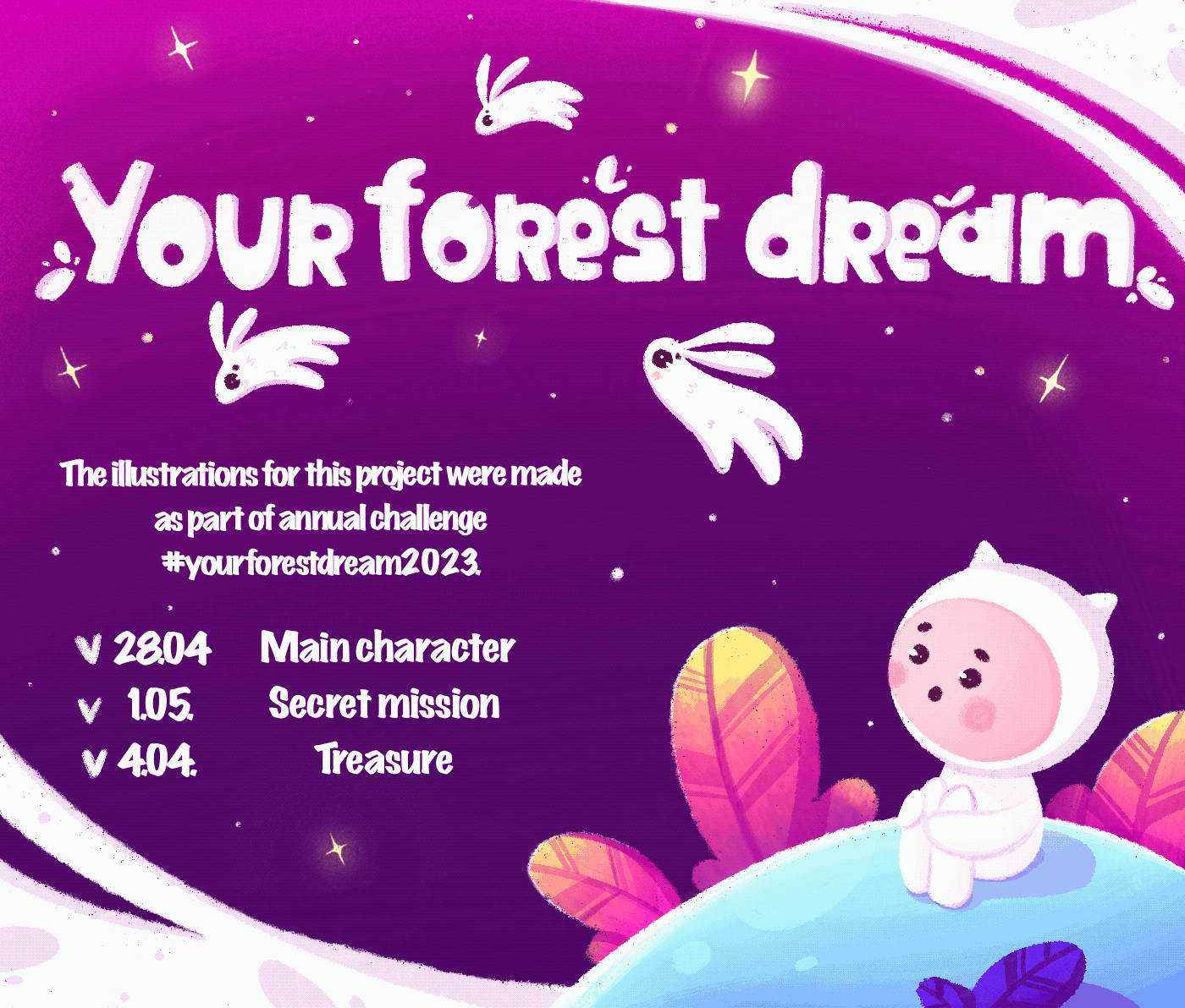 YOUR FOREST DREAM/ art challenge — Изображение №1 — Иллюстрация, Анимация на Dprofile