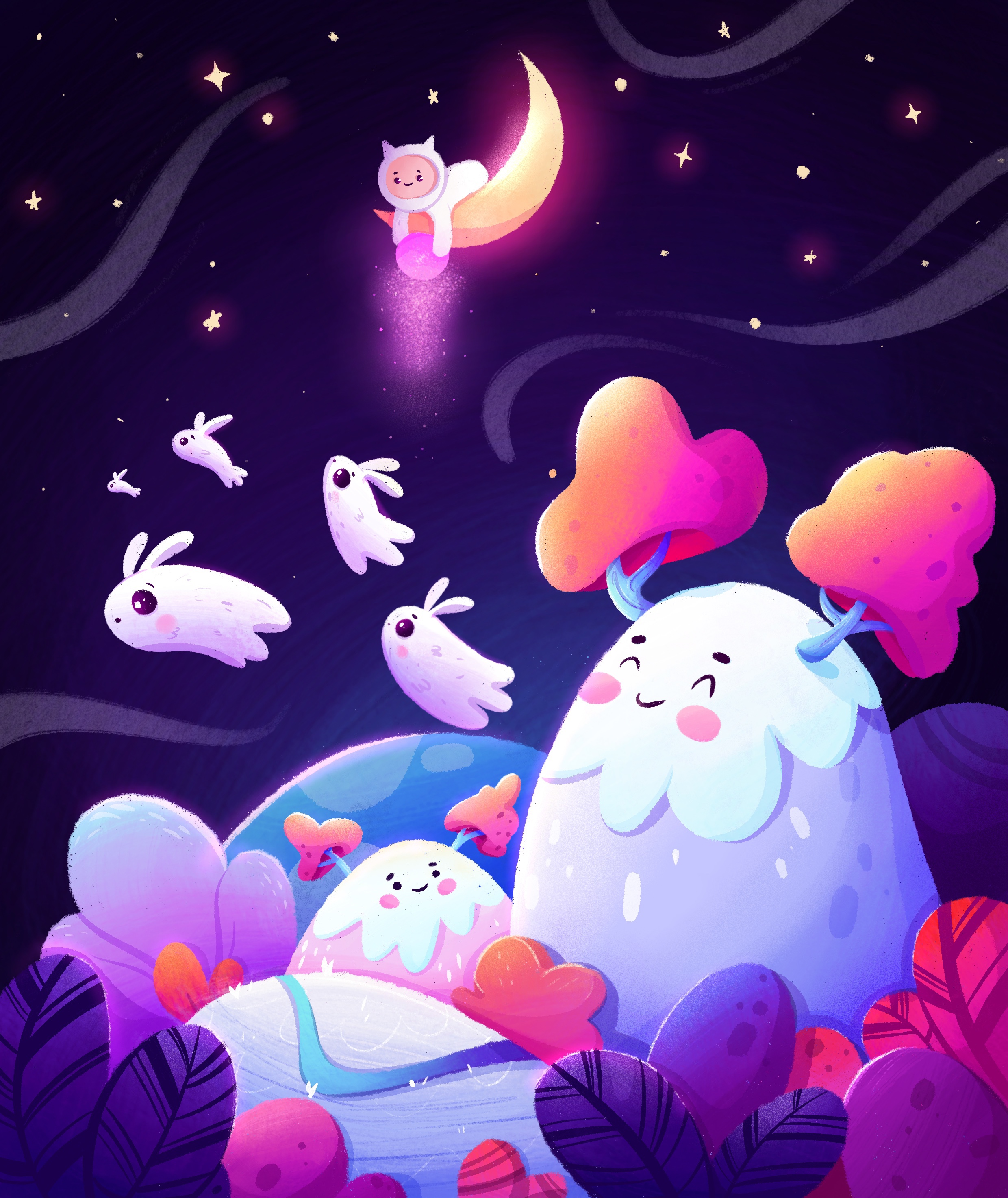 YOUR FOREST DREAM/ art challenge — Изображение №4 — Иллюстрация, Анимация на Dprofile