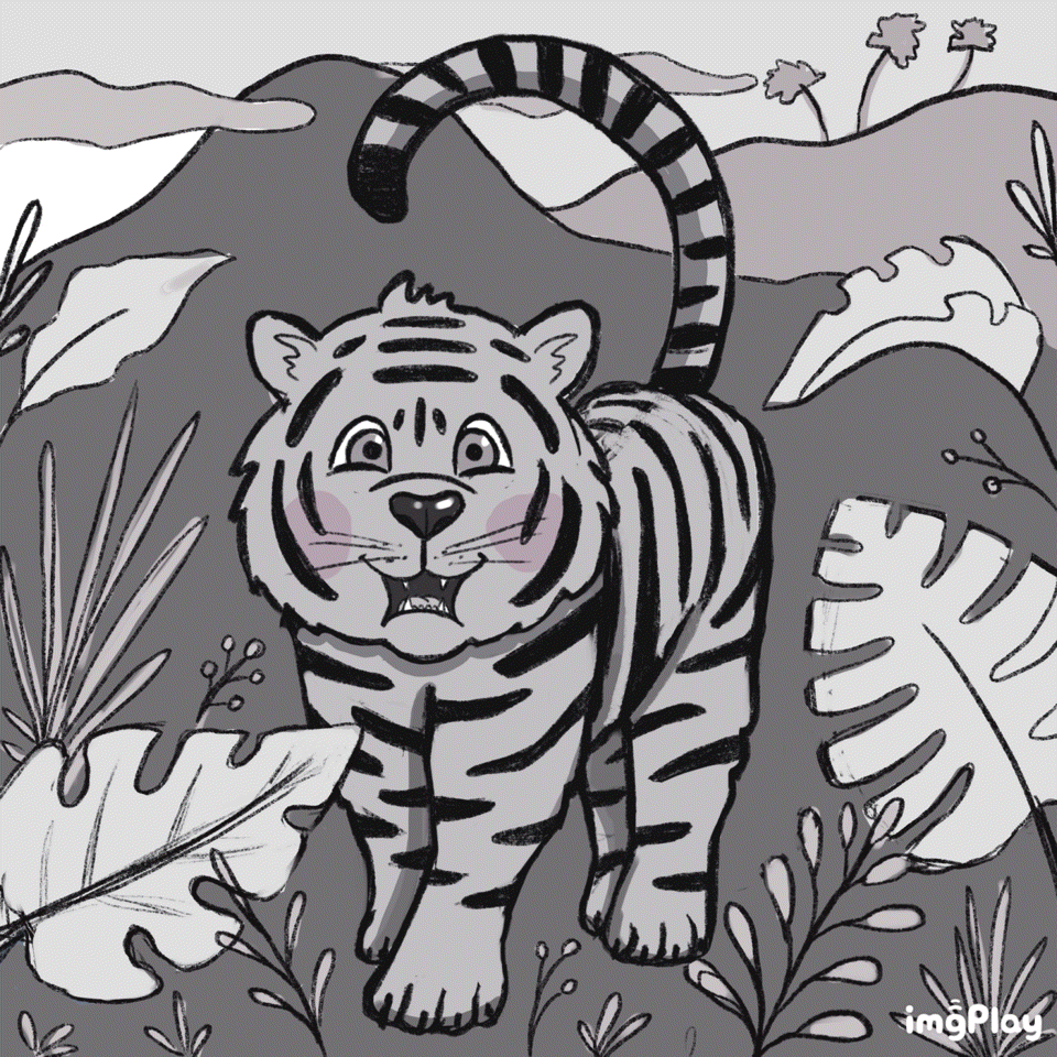 Иллюстрации для детских пазлов 4 в 1 "Дикие кошки" — Изображение №7 — Иллюстрация, Графика на Dprofile