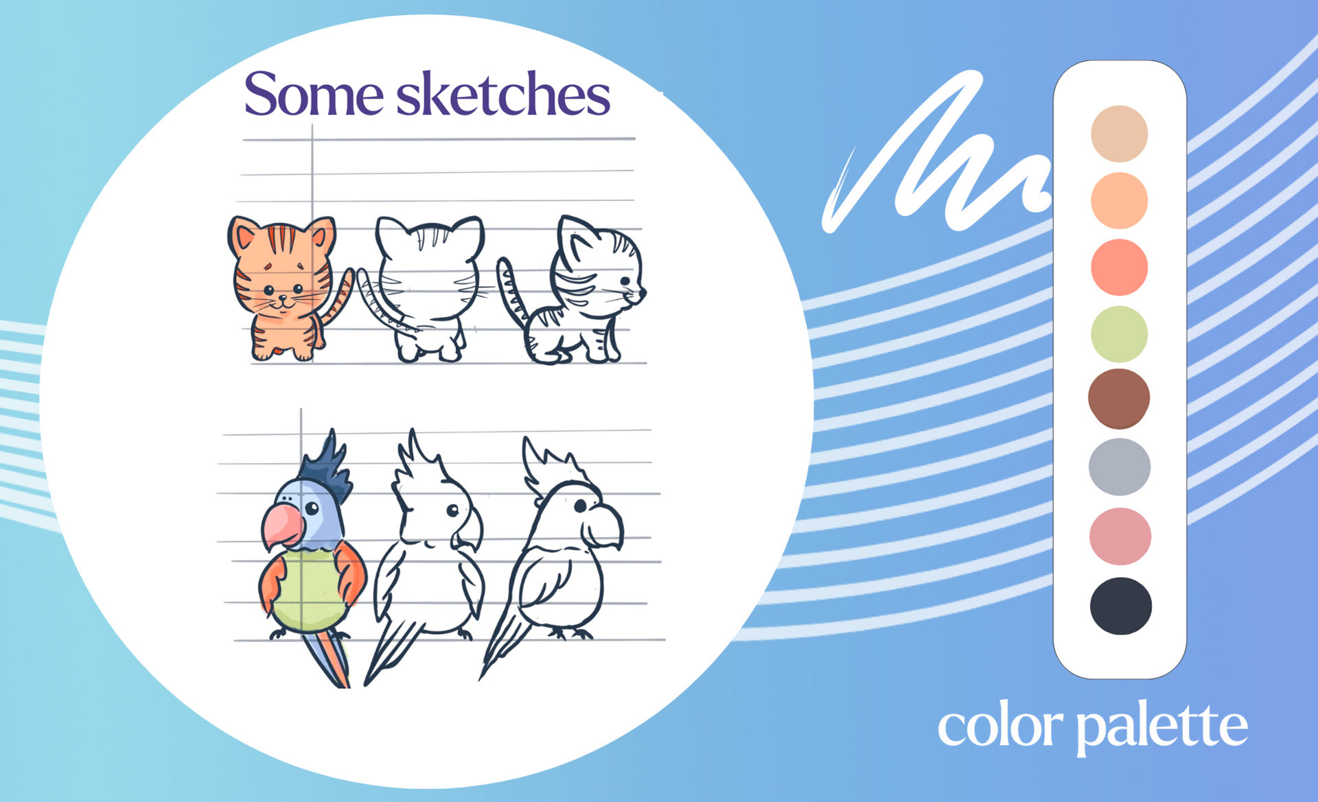 Иллюстрации для логопедических игр, персонажи — Изображение №2 — Иллюстрация, Графика на Dprofile