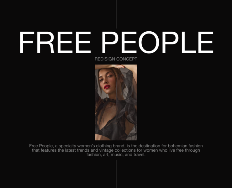 FREE PEOPLE | concept e-commerce redesign на Dprofile