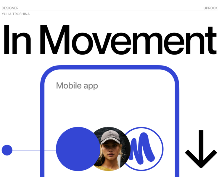 In Movement - mobile app — Интерфейсы на Dprofile