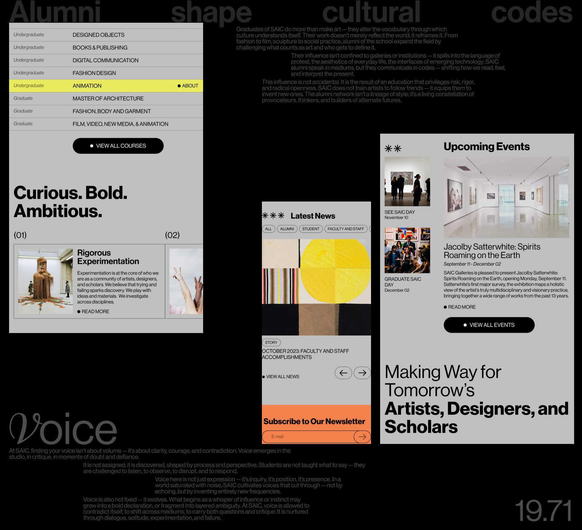 SAIC redesign — Изображение №7 — Интерфейсы на Dprofile