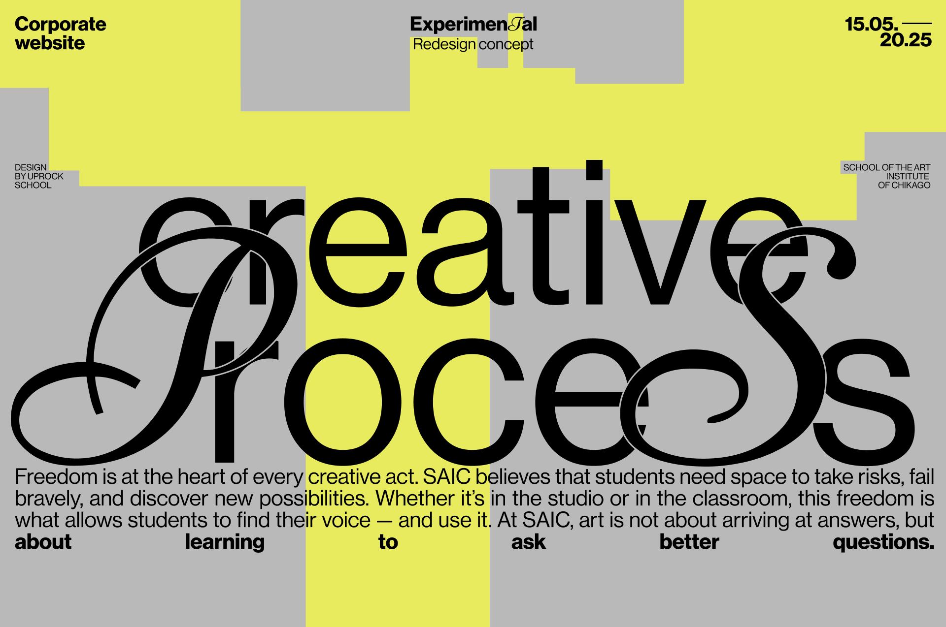 SAIC redesign — Изображение №1 — Интерфейсы на Dprofile