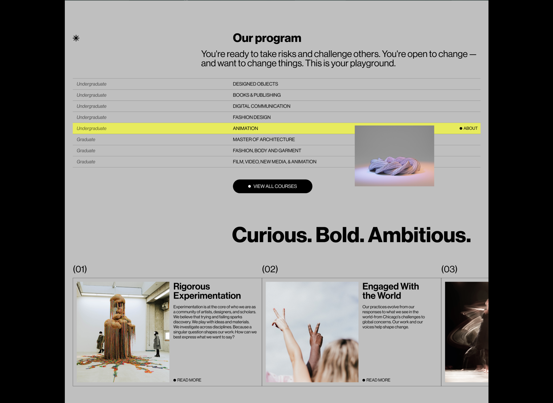SAIC redesign — Изображение №4 — Интерфейсы на Dprofile