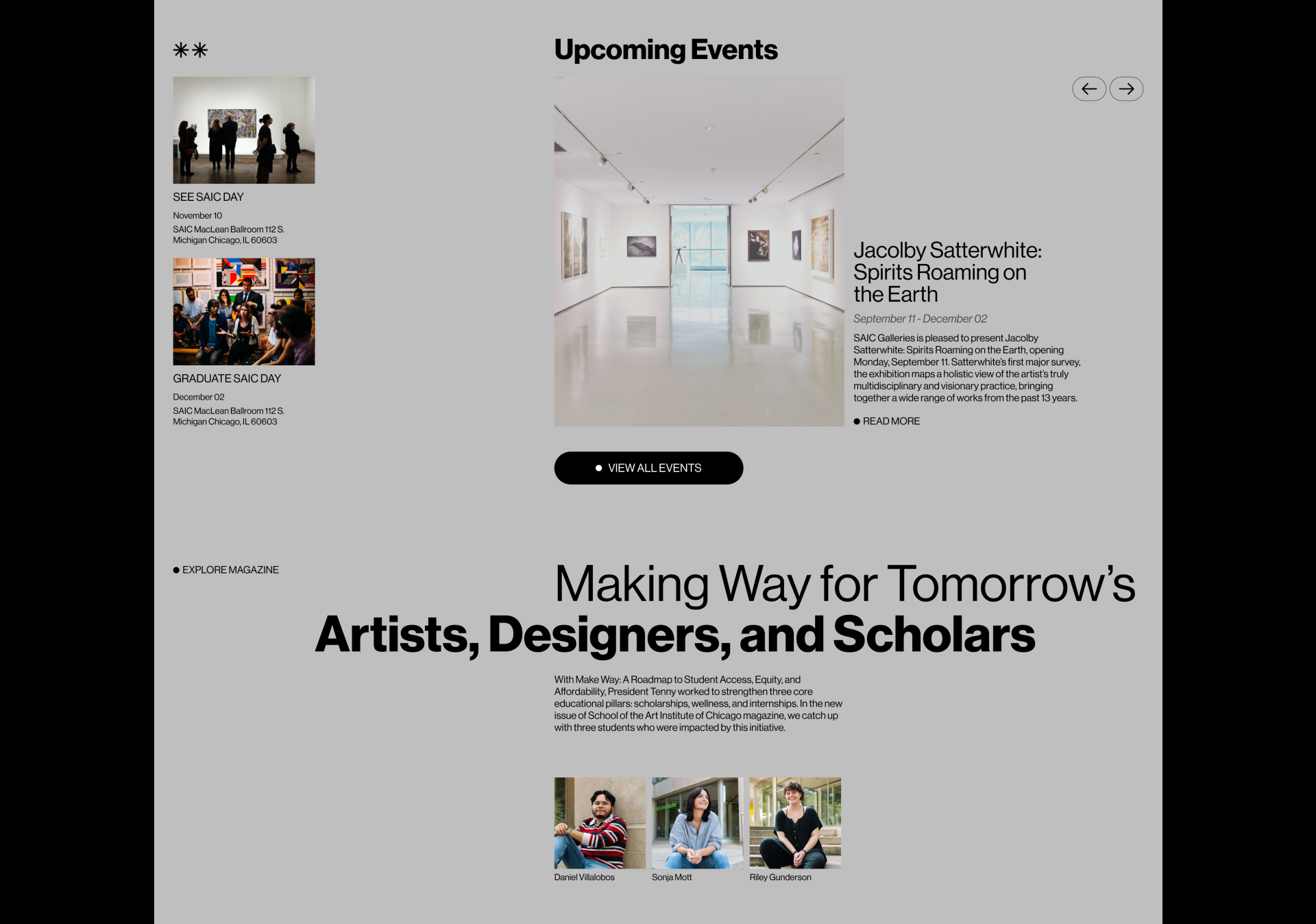 SAIC redesign — Изображение №5 — Интерфейсы на Dprofile