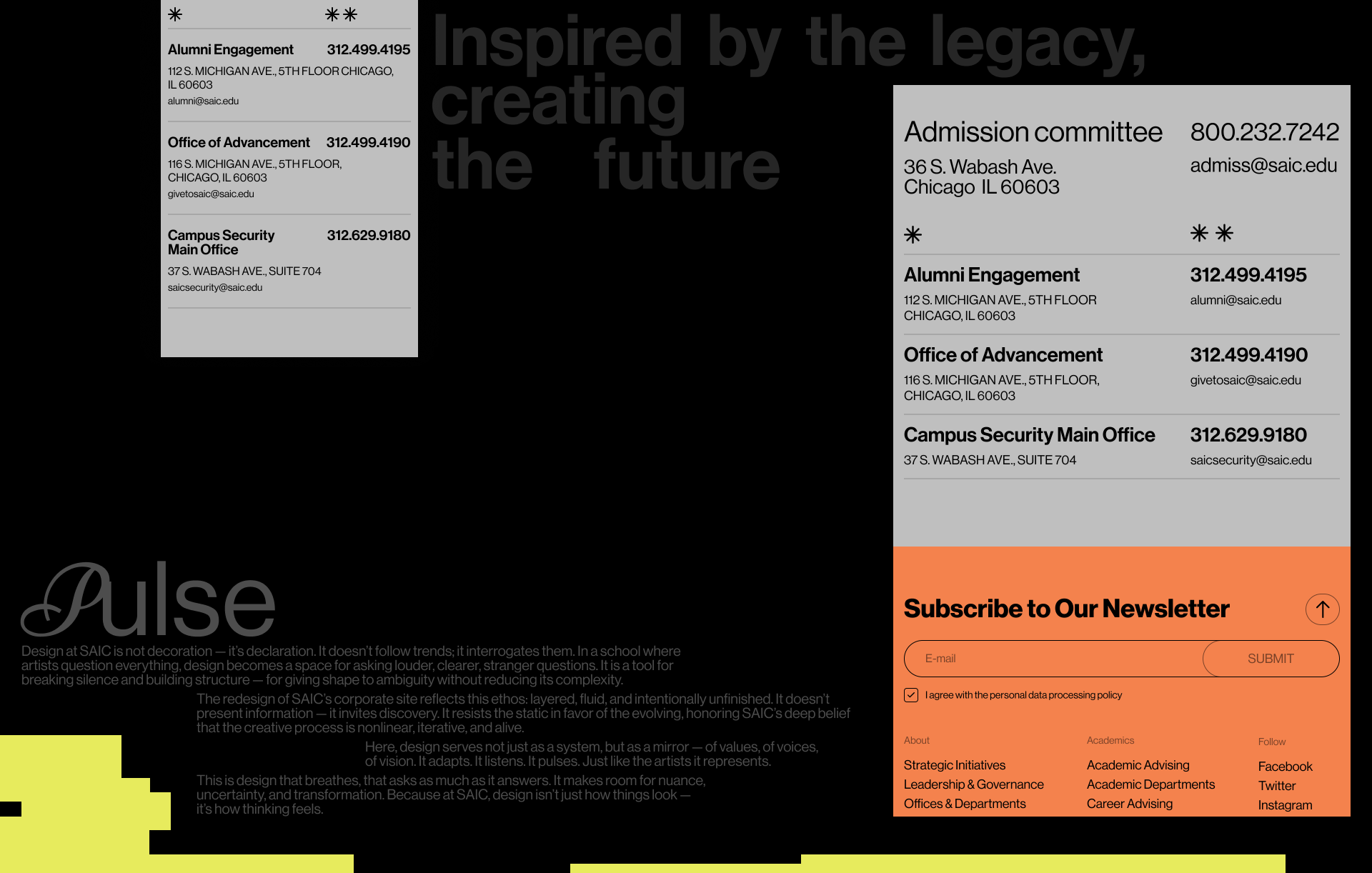 SAIC redesign — Изображение №20 — Интерфейсы на Dprofile