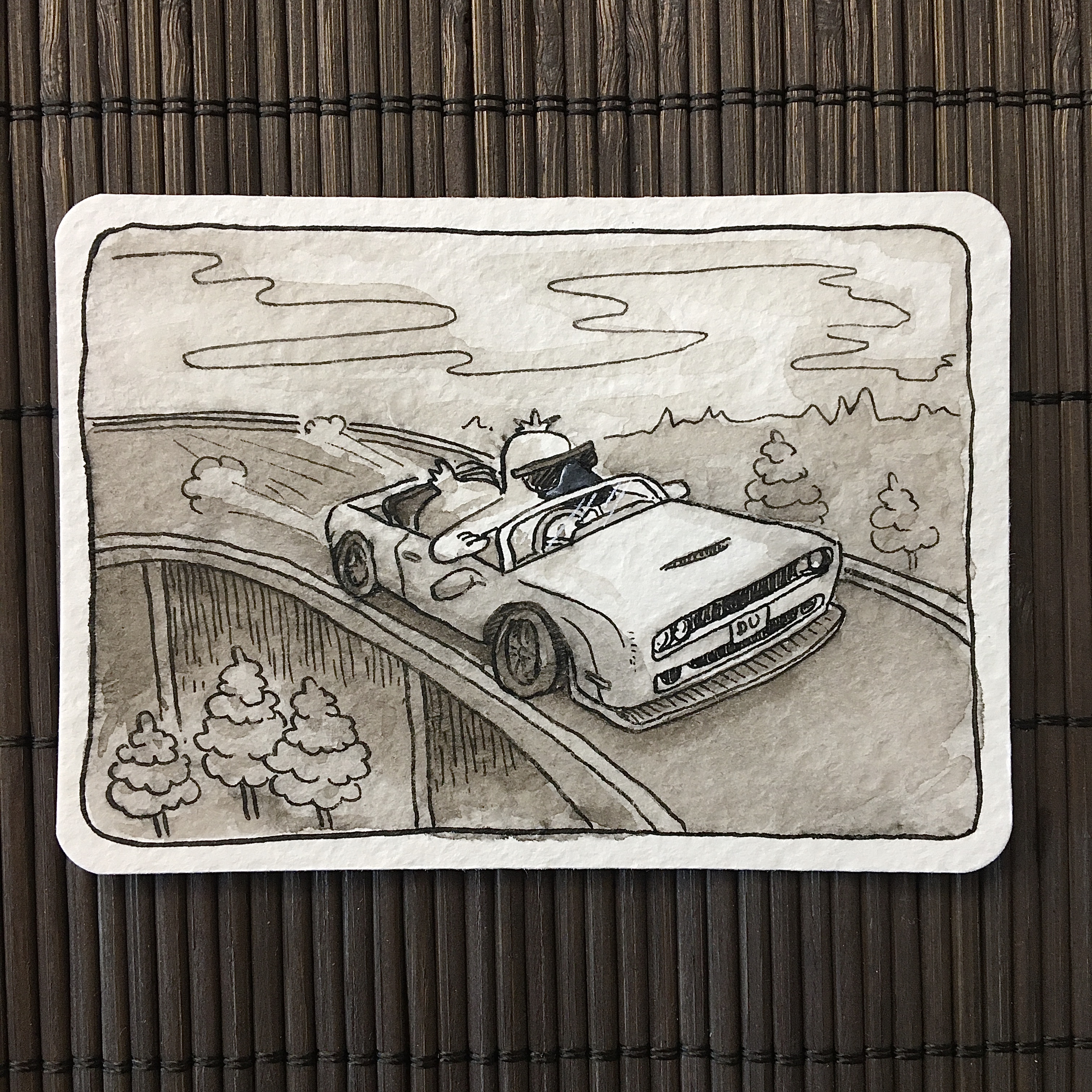 Inktober-2023, часть I: "аналоговая" — Изображение №4 — Иллюстрация, Графика на Dprofile